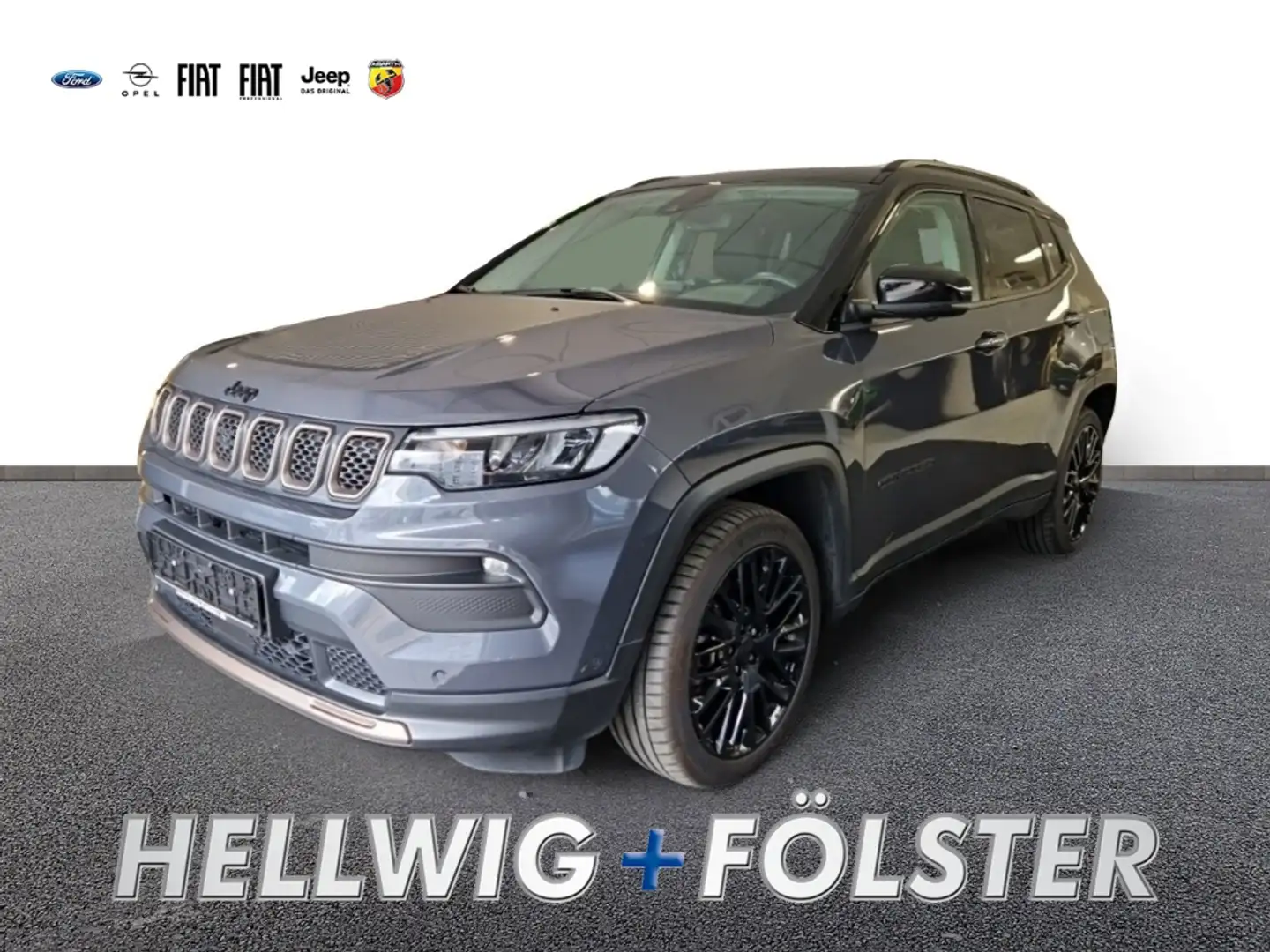 Jeep Compass Upland PHEV Navi LED SHZ Keyless LenkradHZG 360 Ka Gris - 1