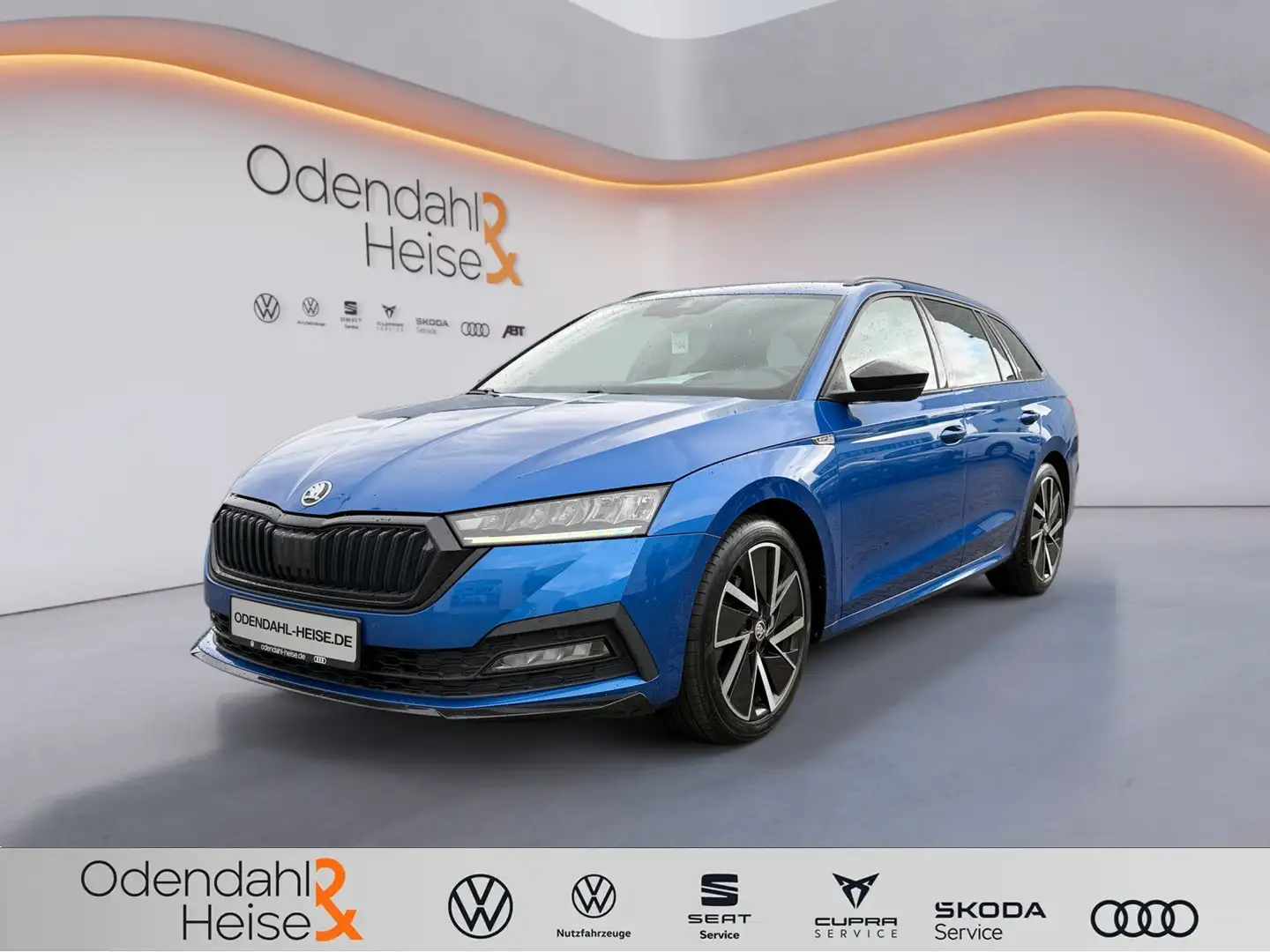 Skoda Octavia Combi Sportline 2.0 l TDI DSG HEAD-UP/ KAM Blau - 1