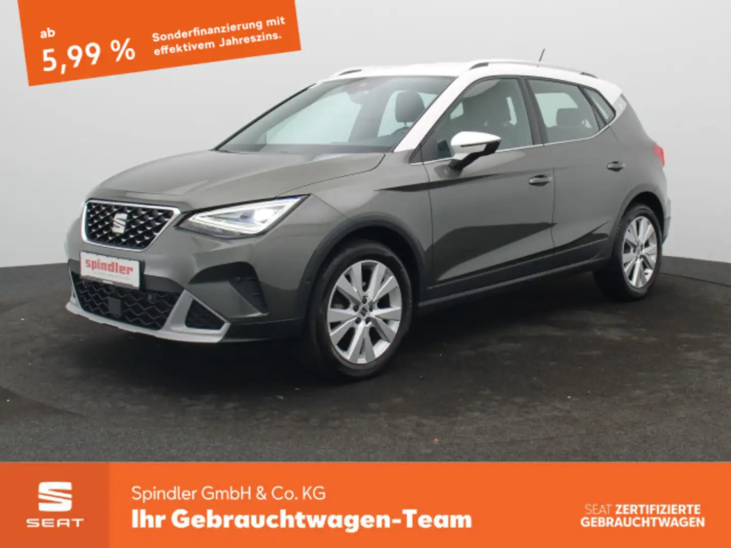 SEAT Arona Xperience 1.0 TSI DSG/ LED, ACC; Navi, RFK Gris - 1
