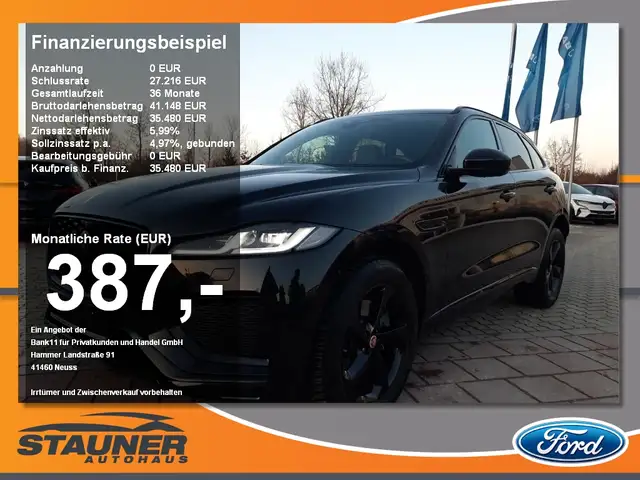 Jaguar F-Pace D200 R-Dynamic Black LED Kamera SHZ
