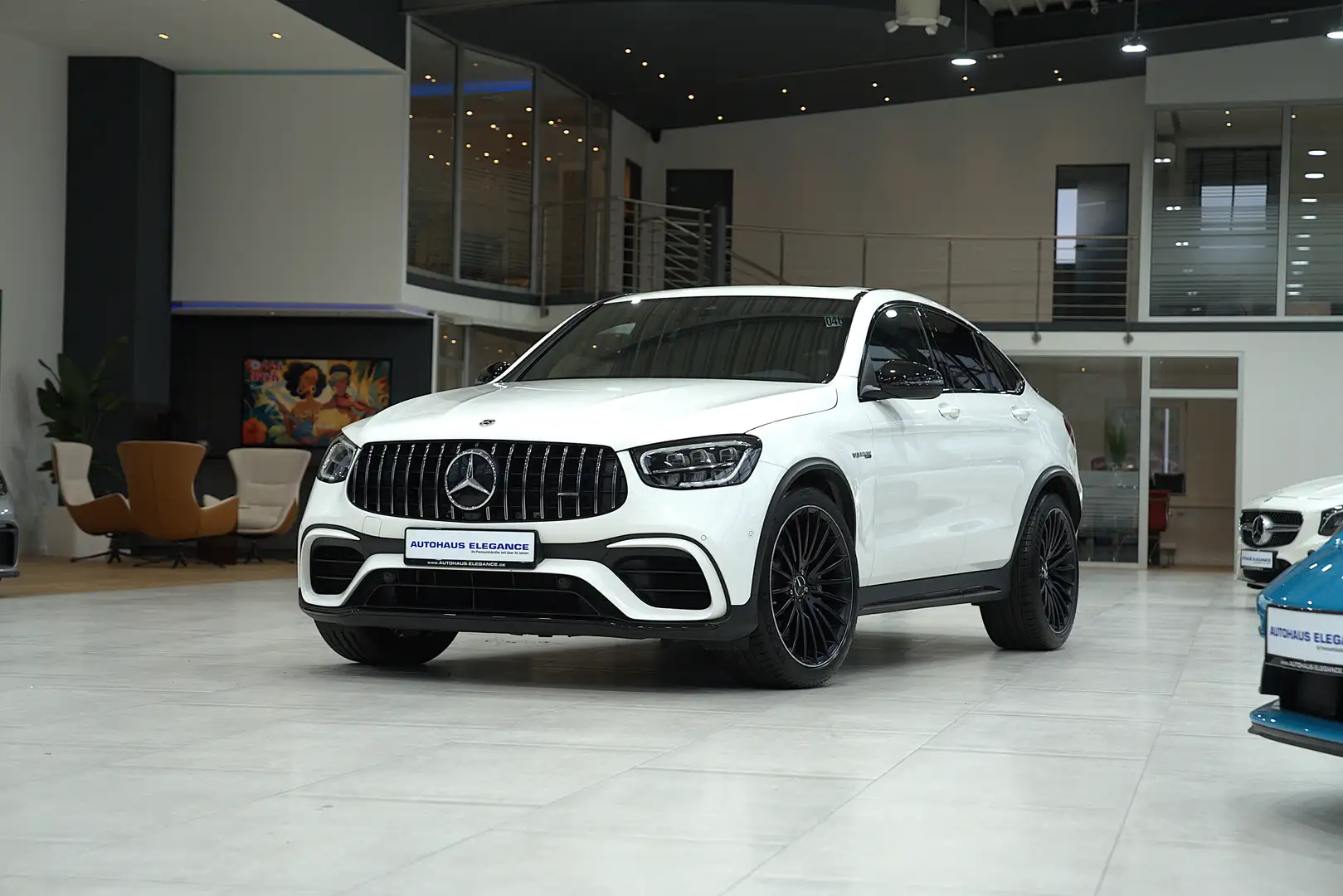Mercedes-Benz GLC 63 AMG Coupe 4Matic*AMG-RIDE+*NIGHT*1.HAND* Blanc - 1