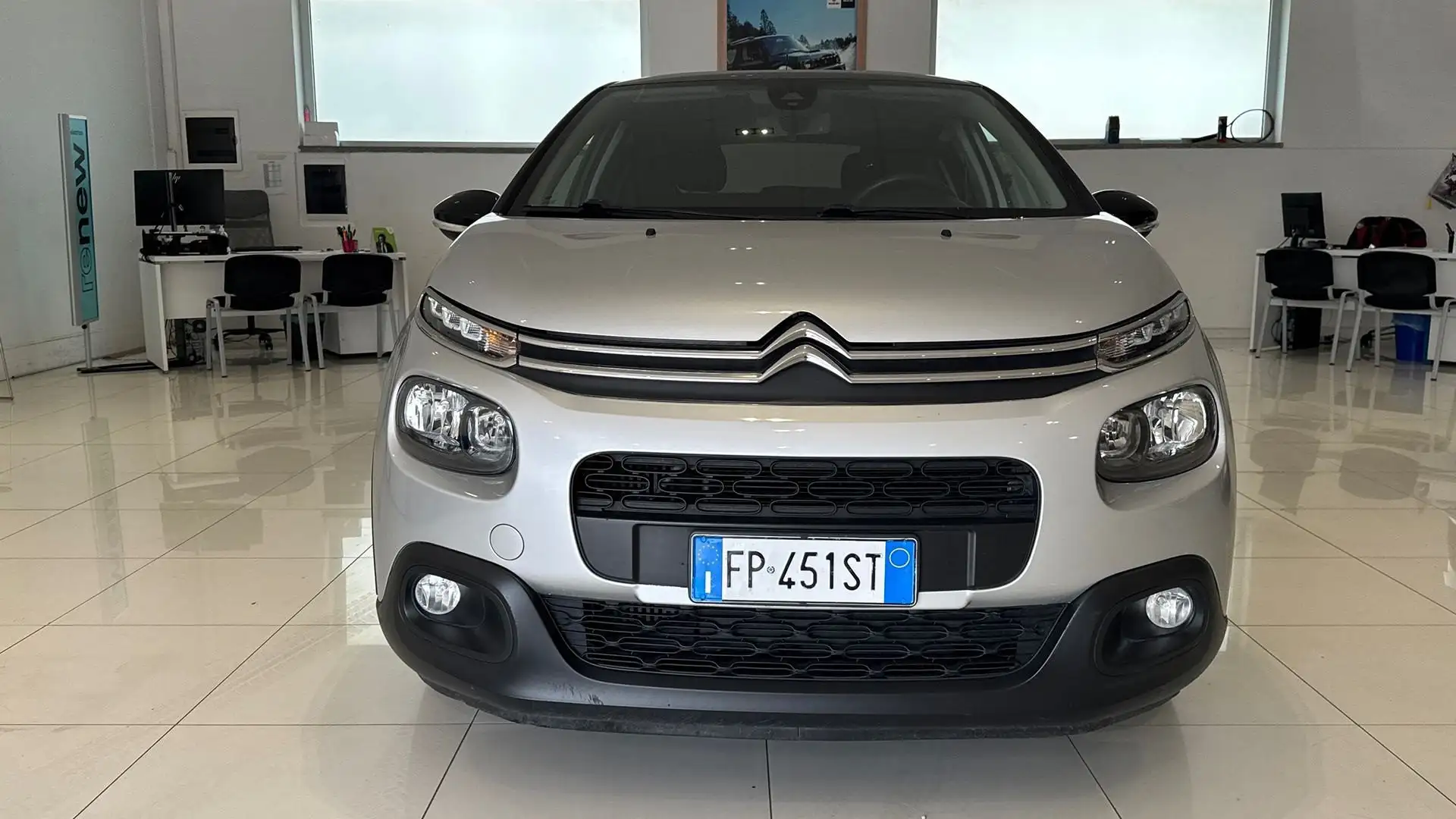Citroen C3 1.6 BLUEHDI FEEL S&S 75CV Grigio - 2