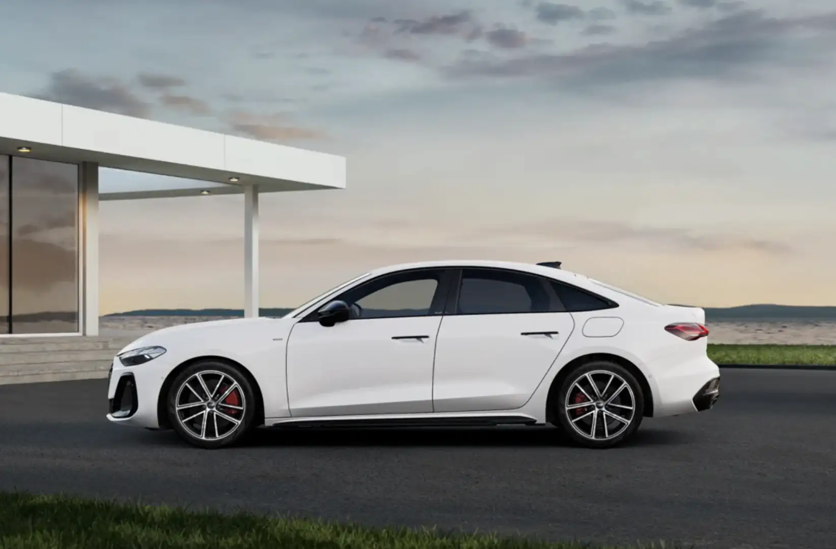 Audi A5 e-hybrid Black line quattro S tronic 220kW Blanco - 2