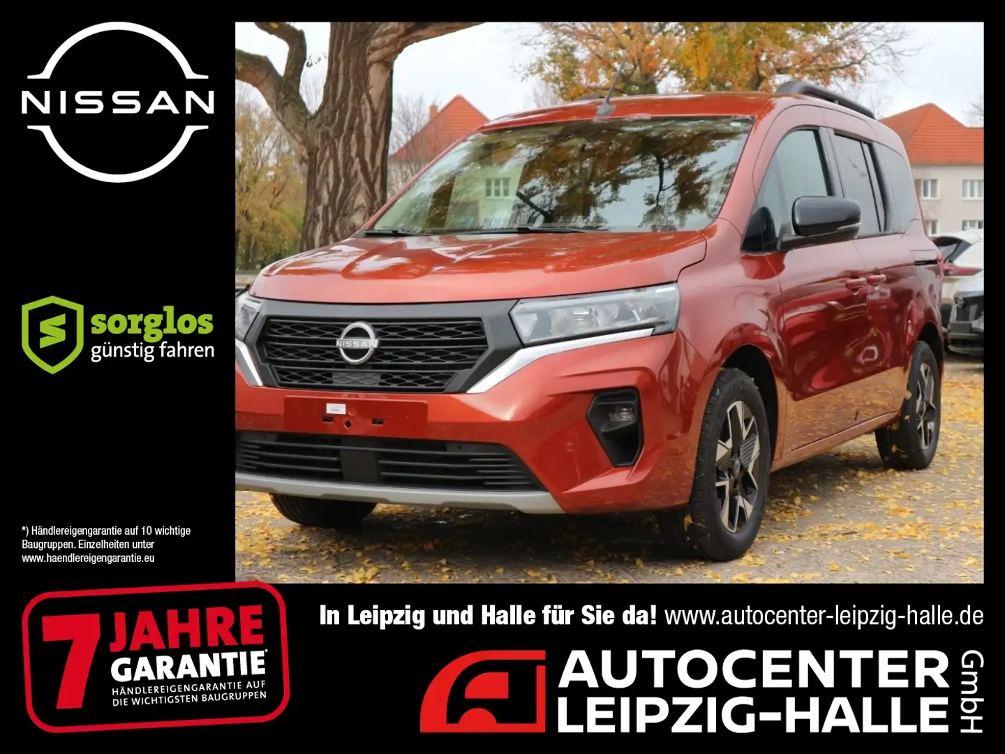 Nissan Townstar Kombi L1 1.3 TEKNA Kamera Totwinkel-Ass Оранжевий - 1