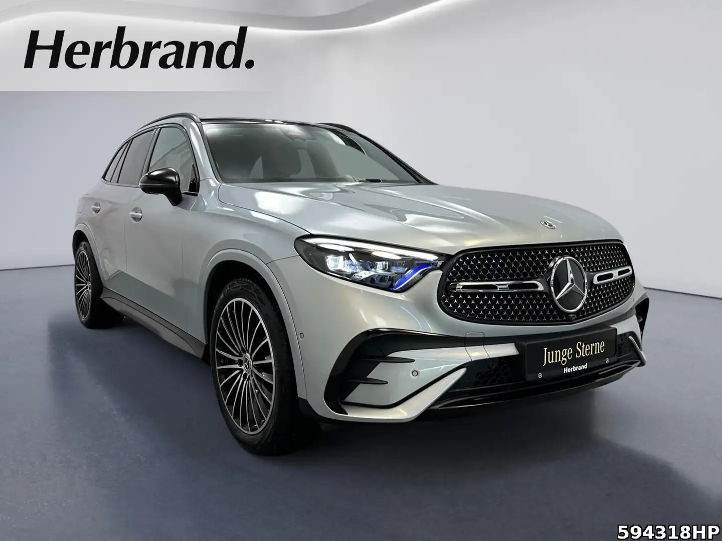 Mercedes-Benz GLC 300 d 4M  AHK Pano Memory 360° DISTRONIC < Silber - 2