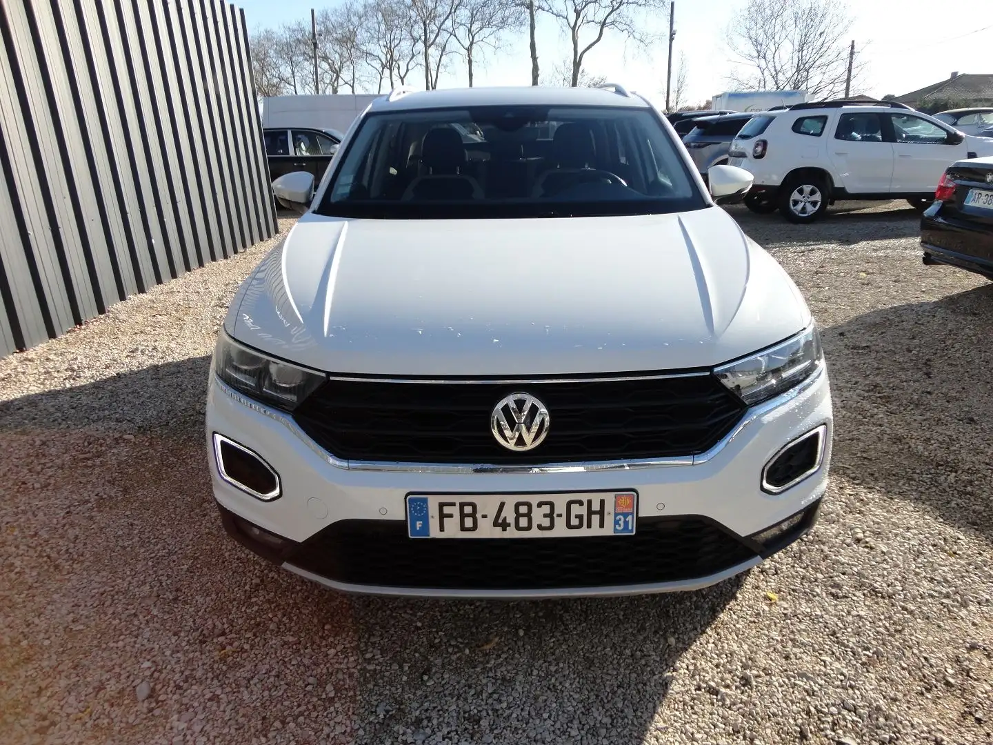 Volkswagen T-Roc 1.6 TDI 115CH CARAT EURO6D-T Blanc - 2
