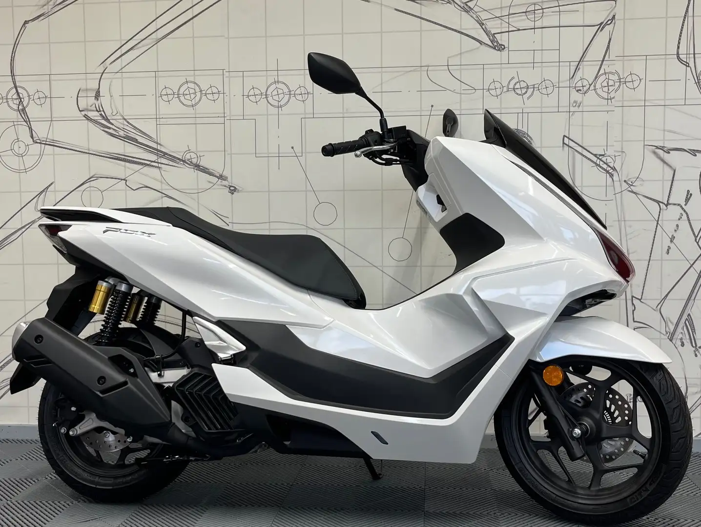 Honda PCX 125 Weiß - 1