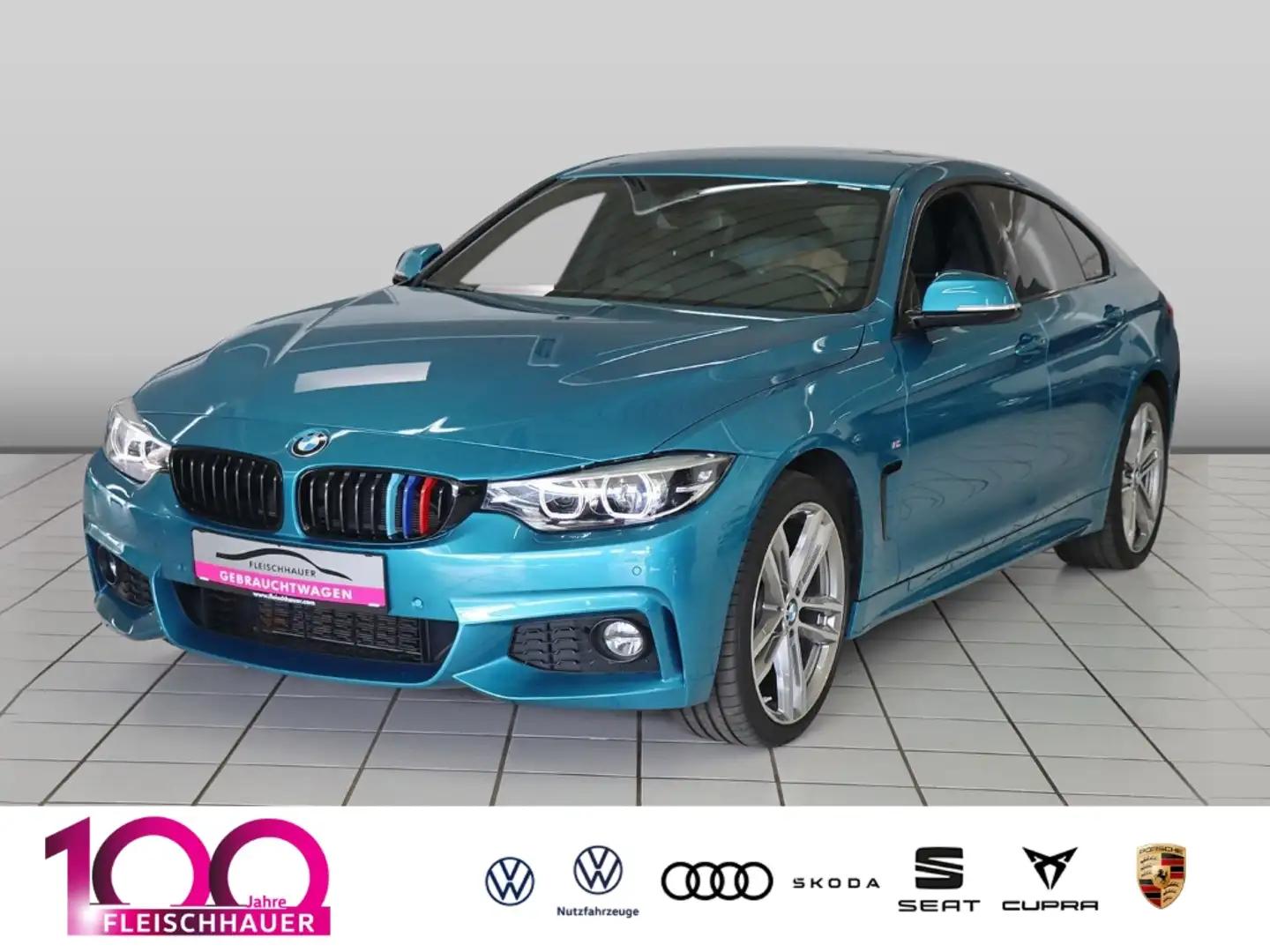BMW 420 Gran Coupe i xDrive M Sport LED+NAVI+LEDER+SHZ+RFK Blau - 1