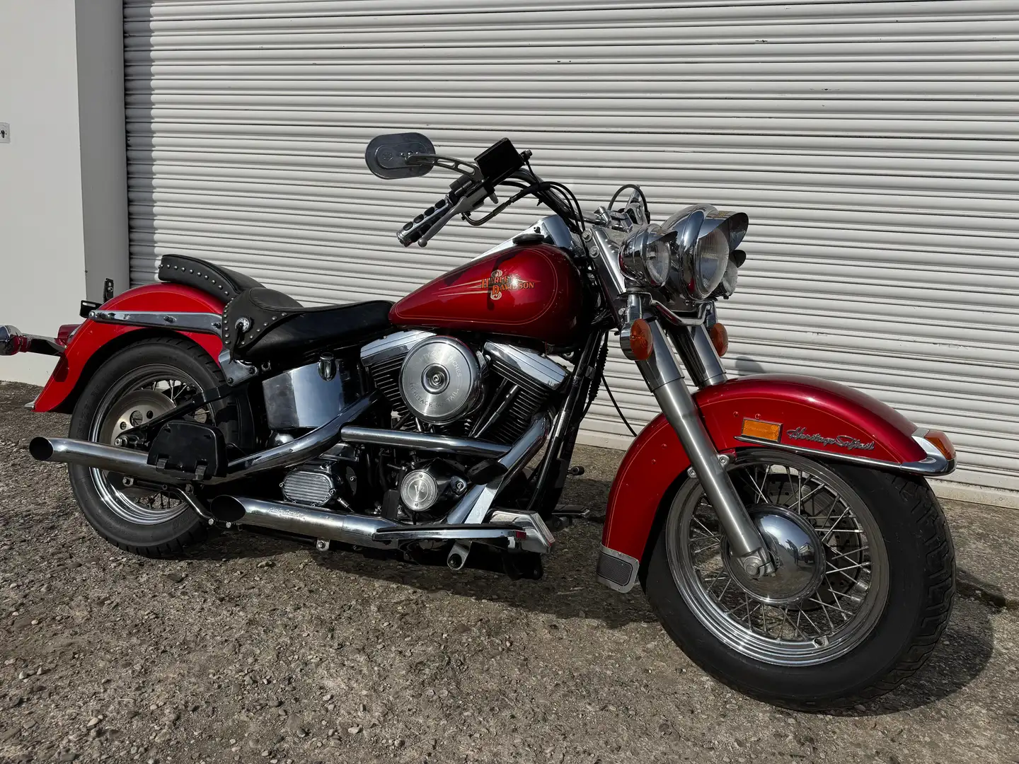 Harley-Davidson Heritage Softail Rojo - 1