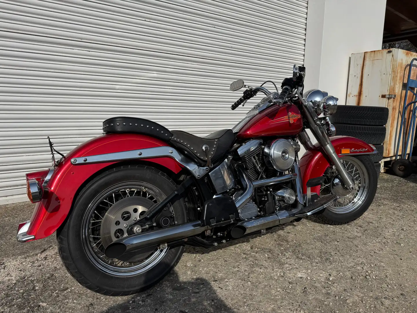 Harley-Davidson Heritage Softail Rojo - 2