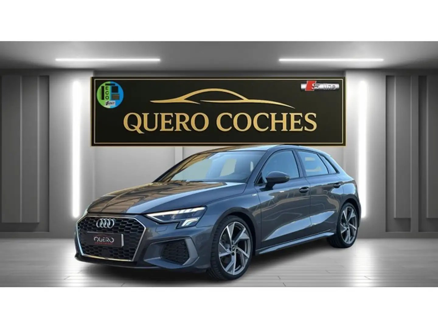 Audi A3 Sportback 35 TFSI S line S tronic Gris - 1