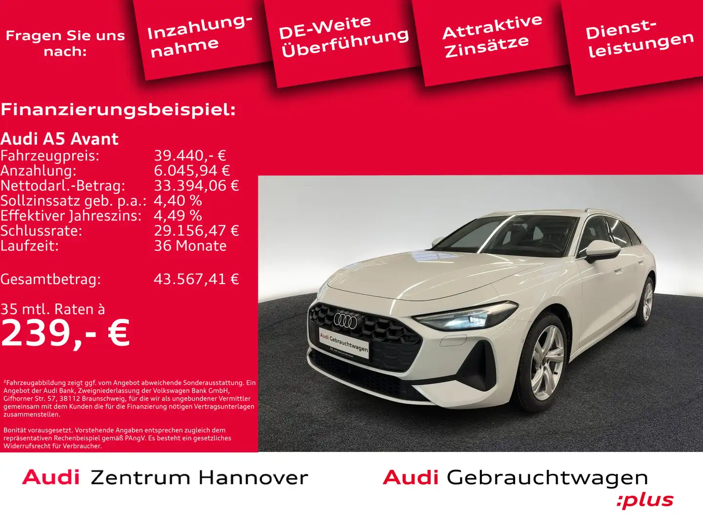 Audi A5 2.0 TFSI Kamera Sportsitze Parkassisten Weiß - 1