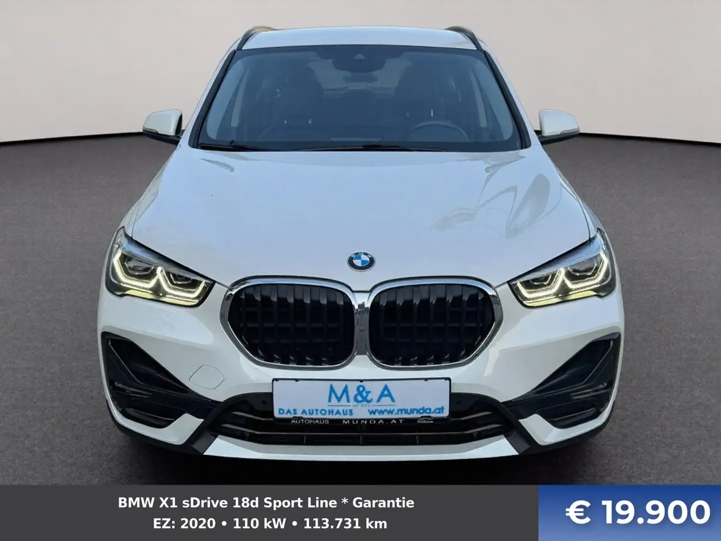 BMW X1 sDrive 18d Sport Line * Garantie Weiß - 2