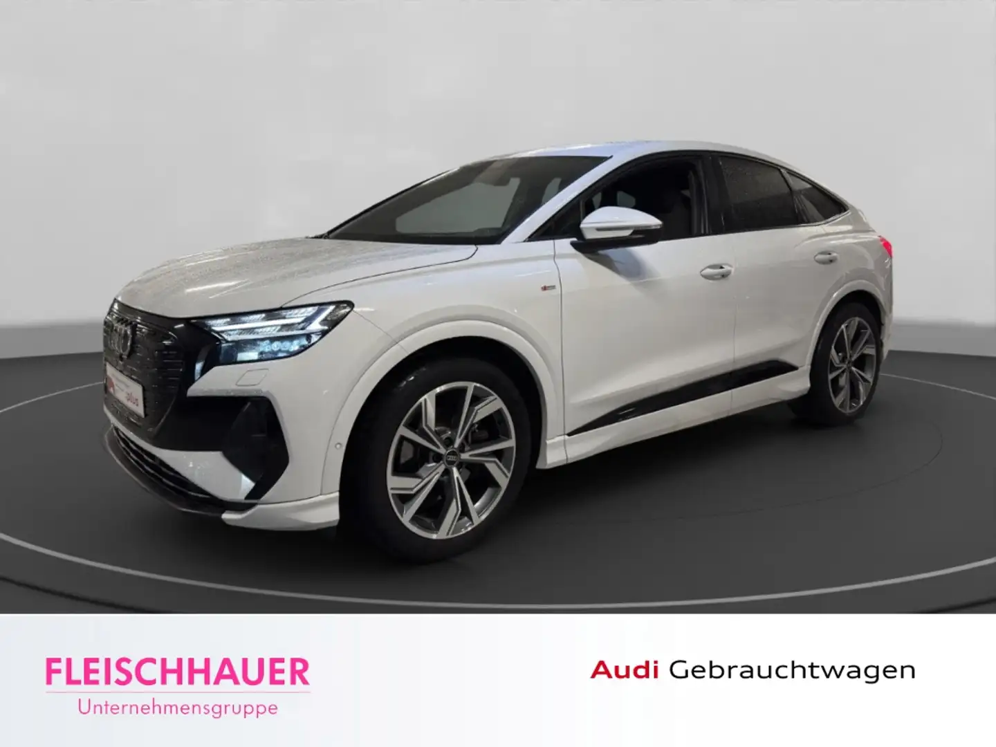 Audi Q4 e-tron Sportback 35 S-Line+Matrix+Navi+20''+Kamera+ACC Weiß - 1