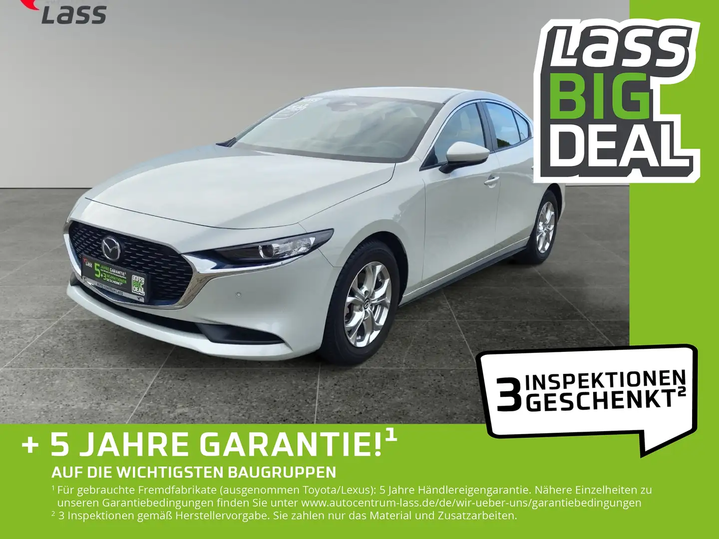 Mazda 3 4-trg. SKYACTIV-G 2.0 150 Exclusive-Line ACC Silber - 1