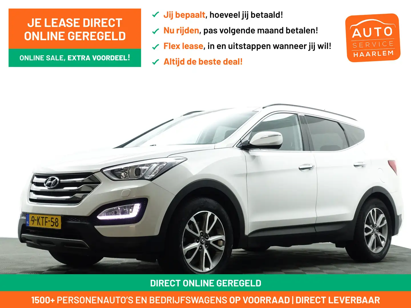 Hyundai SANTA FE 2.4i GDI Business Edition Panoramadak, Park Assist Blanc - 1