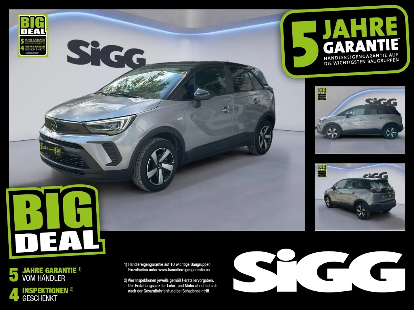 Opel Crossland 1.2 Turbo Edition Kamera Sitzheizung Gris - 1