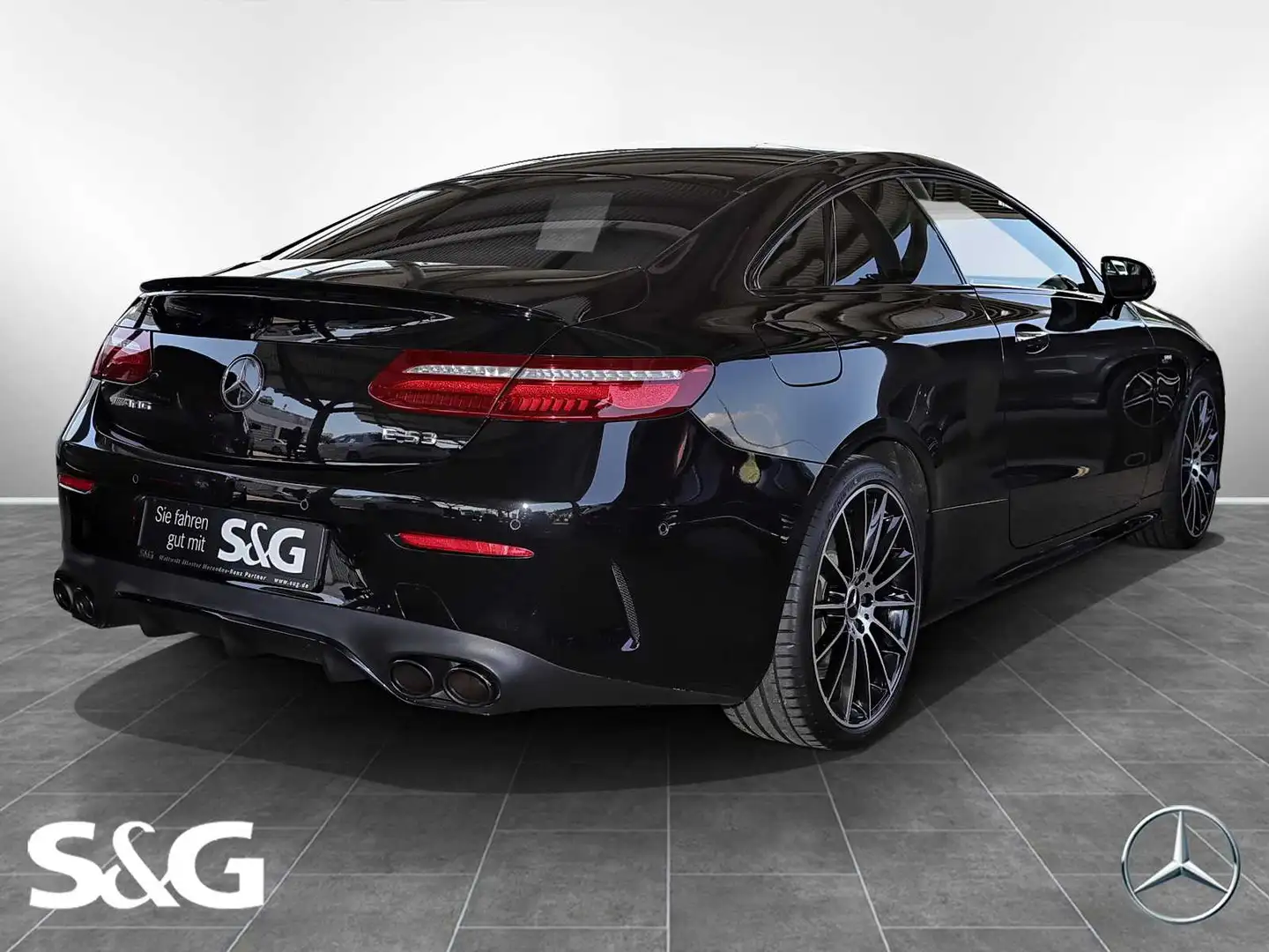 Mercedes-Benz E 53 AMG 4M+ Coupé DISTRONIC+PANORAMA+BURMESTER Чорний - 2