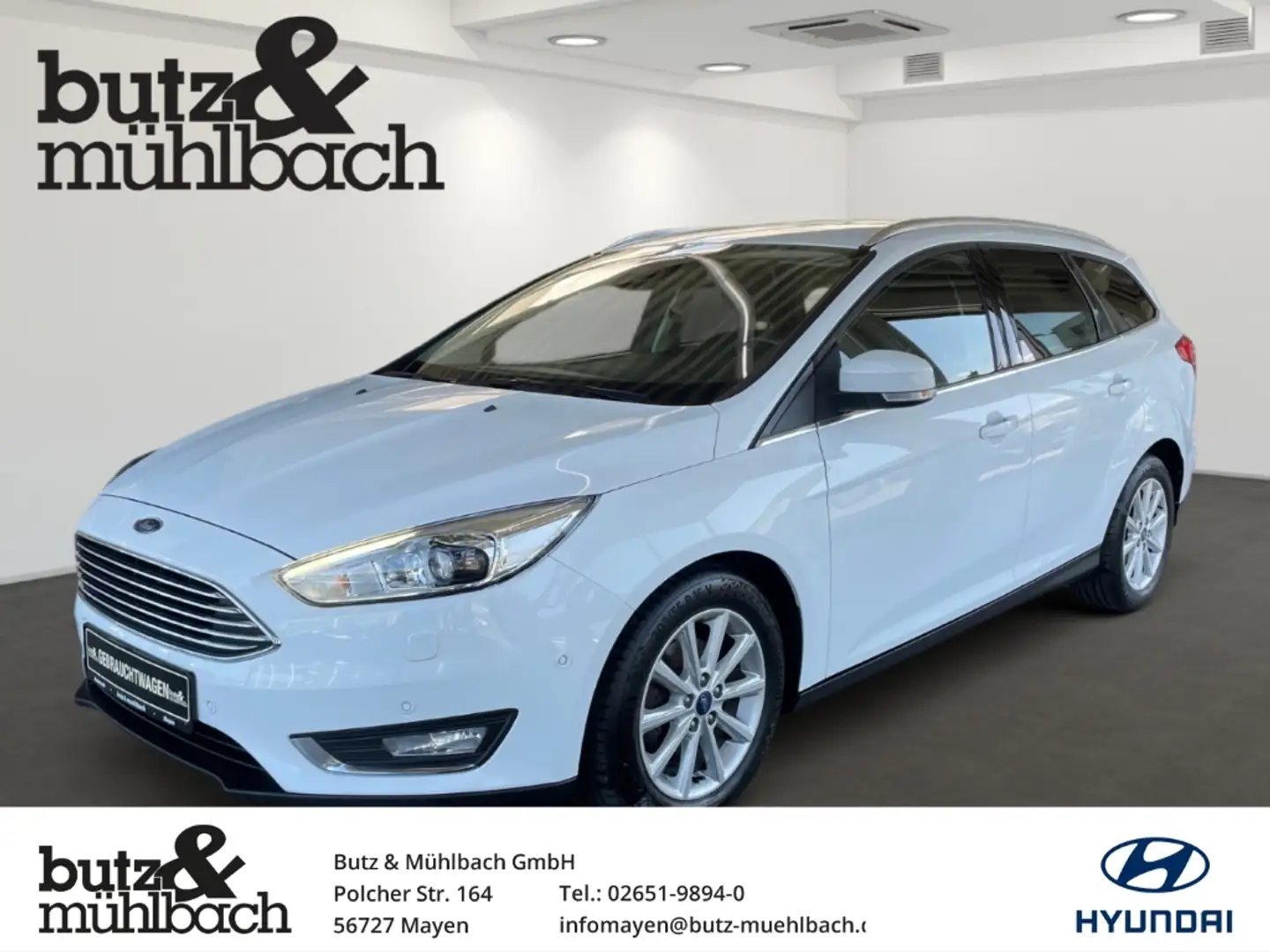Ford Focus Turnier Titanium 1.0 EcoBoost -MAYEN Bianco - 1