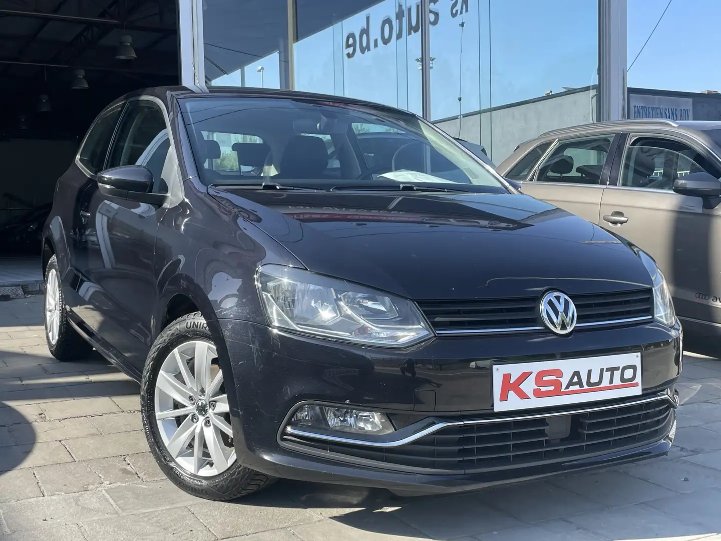 Volkswagen Polo 1.2 tsi 174.805KM/CLIM AUTO/CUIR/EURO 6B Zwart - 2