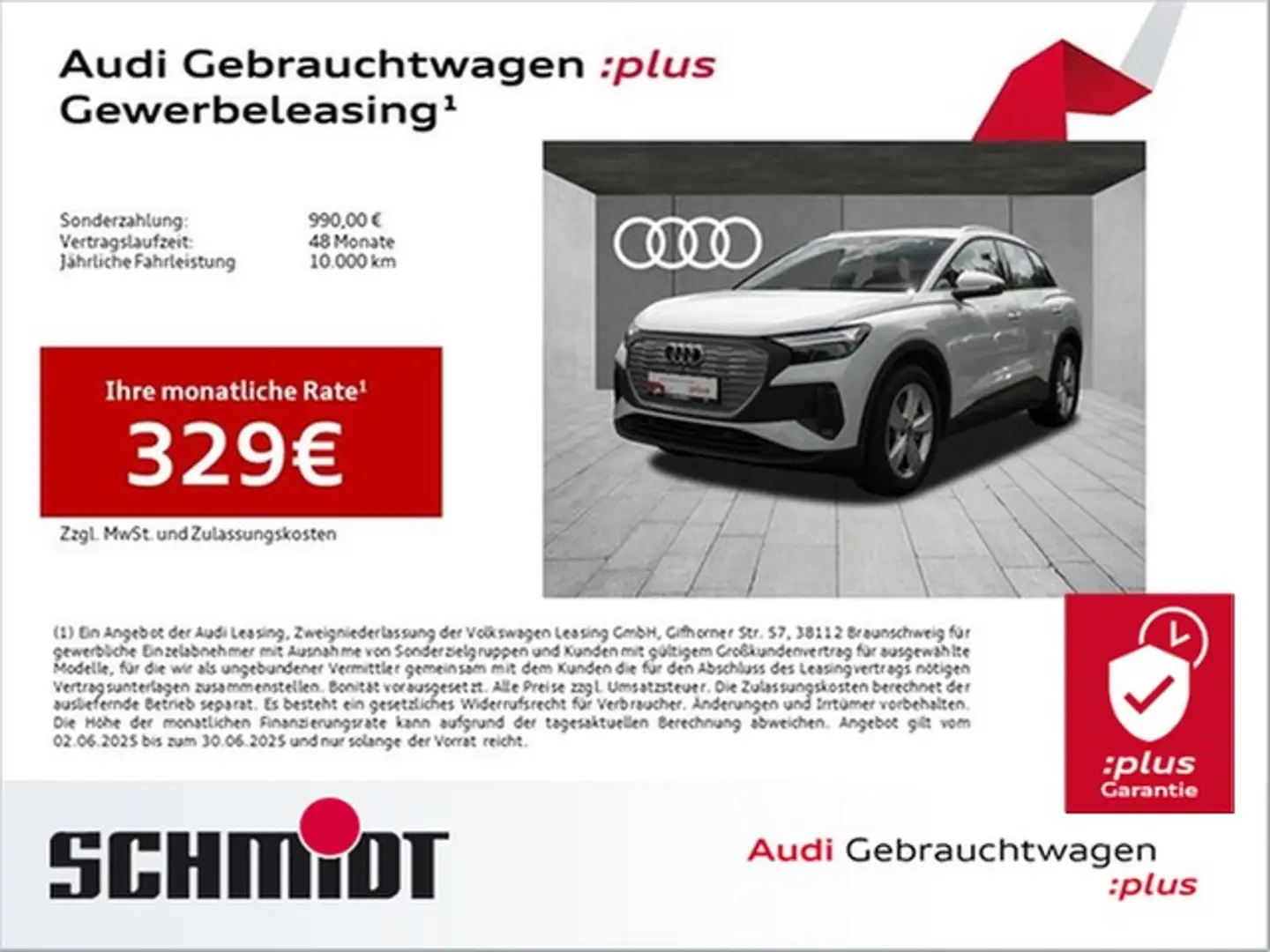 Audi Q4 e-tron 45 LM19 AHK GJR Sports. Smartph. interf. 4S White - 1