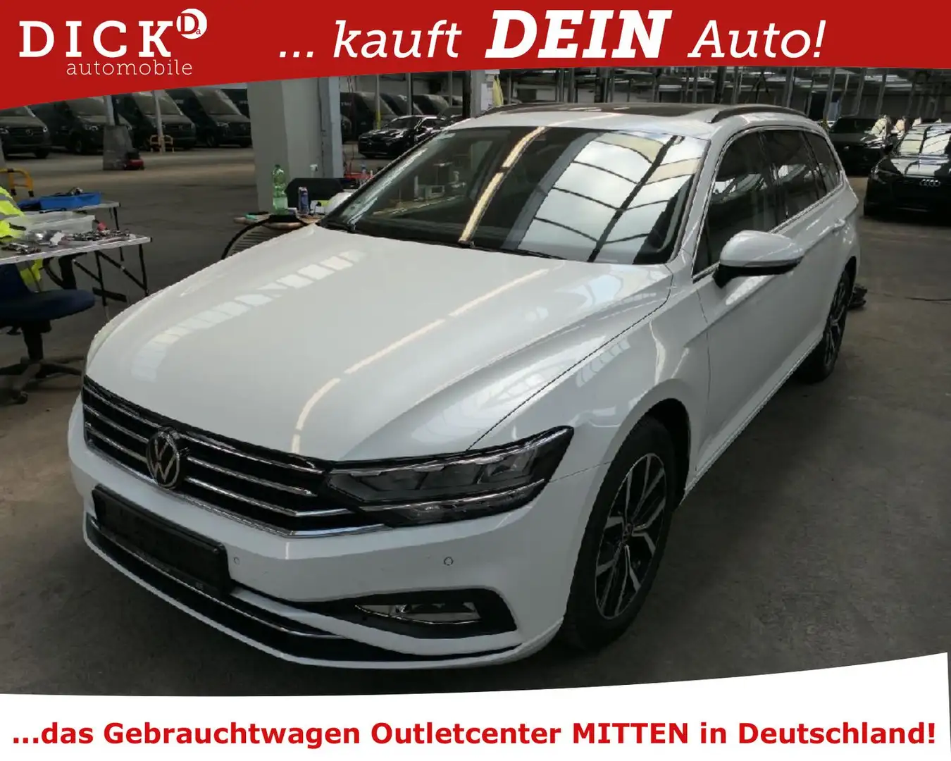 Volkswagen Passat Variant Passat V 2.0d DSG LED/ACC/NAVI/MASS/PANO/RFK/8Fa Blanc - 1