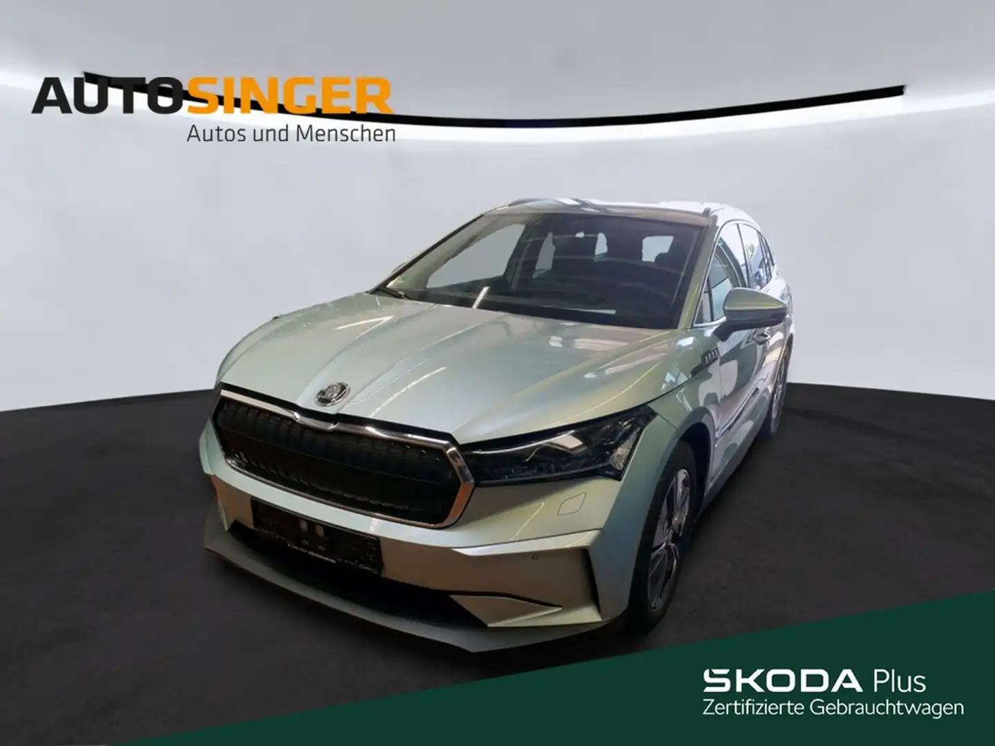 Skoda Enyaq 80 *MATRIX*AHK*ACC*R-CAM*NAVI*KEYLESS*SHZ* Argento - 1