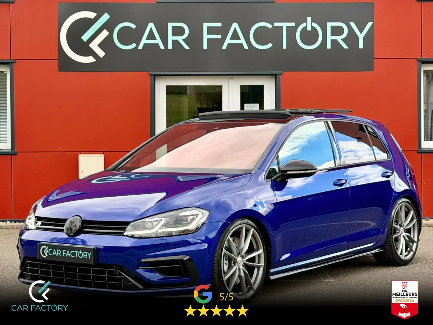 Volkswagen Golf R 2.0 TSI 310 DSG 4Motion 1ère Main DCC Toit Ouvrant Dynaudio Pretoria Garantie 1an Bleu - 1