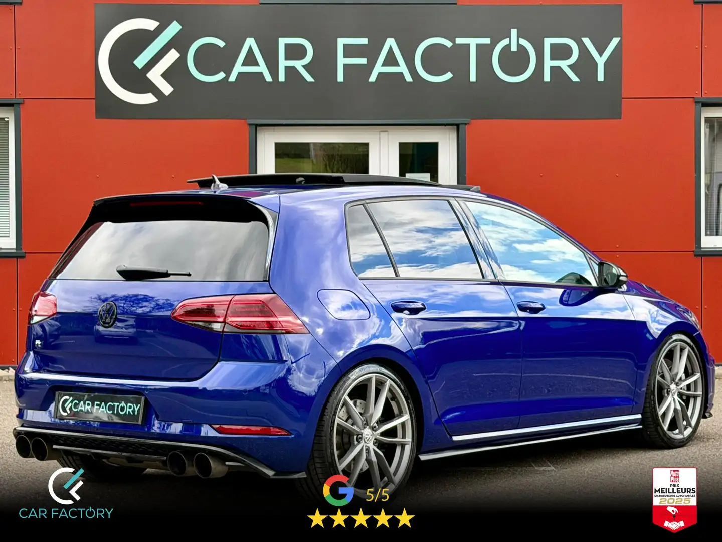 Volkswagen Golf R 2.0 TSI 310 DSG 4Motion 1ère Main DCC Toit Ouvrant Dynaudio Pretoria Garantie 1an Bleu - 2