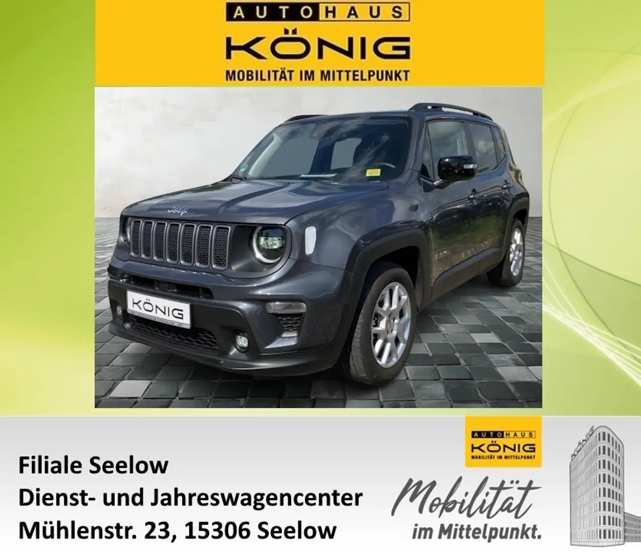 Jeep Renegade Limited Grau - 1