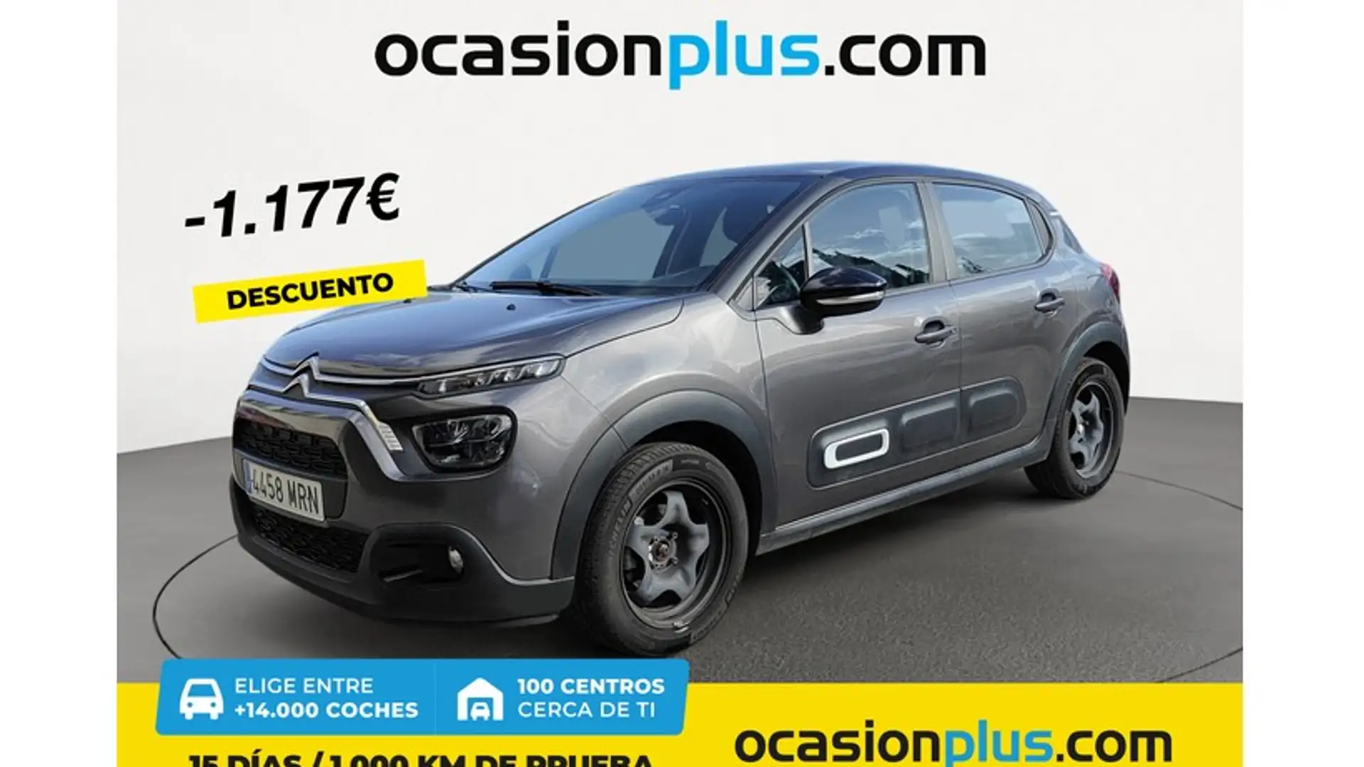 Citroen C3 1.2 PureTech S&S Plus 83 Gris - 1