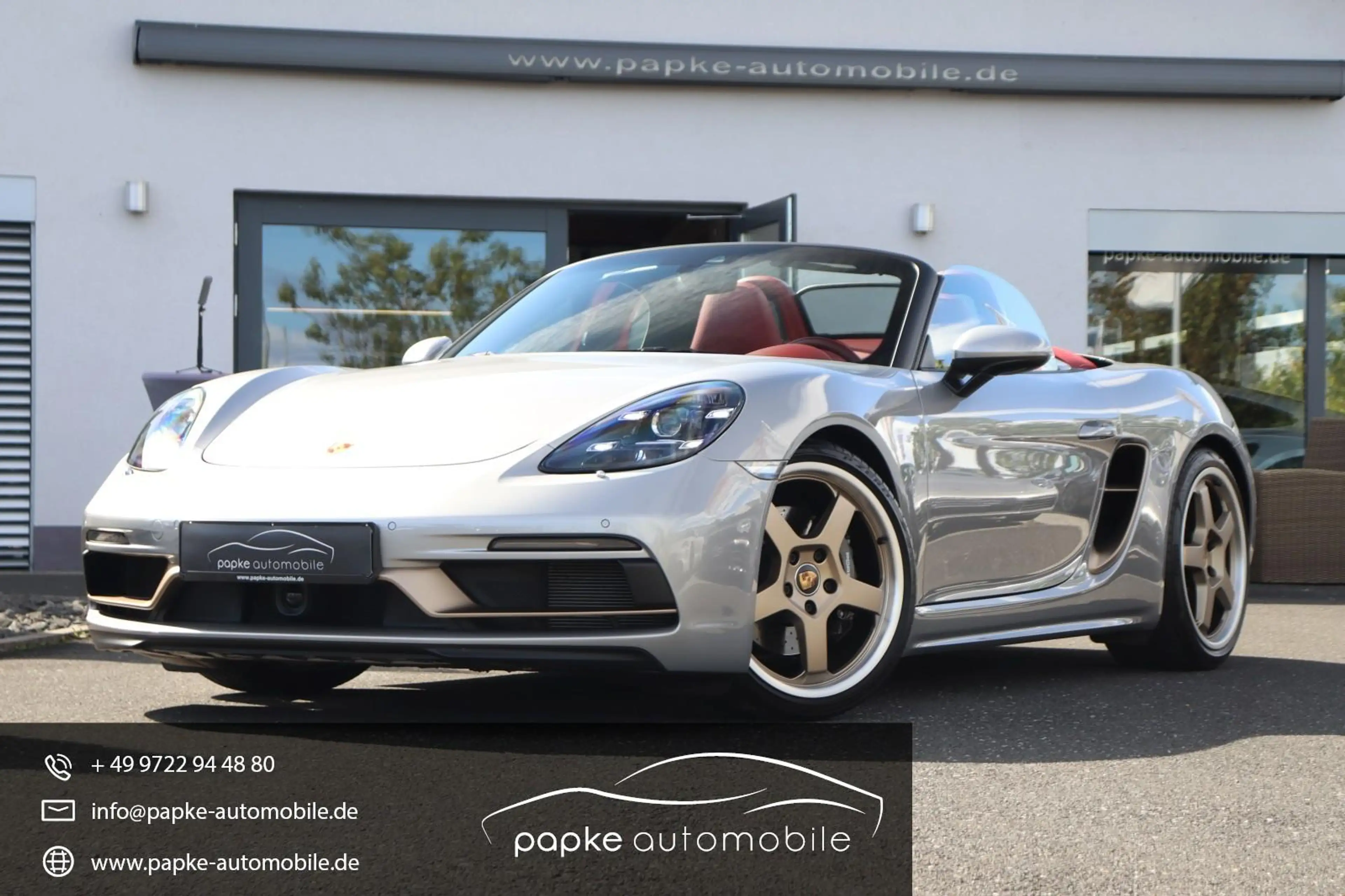 Porsche Boxster 25 Jahre +APPROVED+CARPLAY+BOSE+18-WEGE+