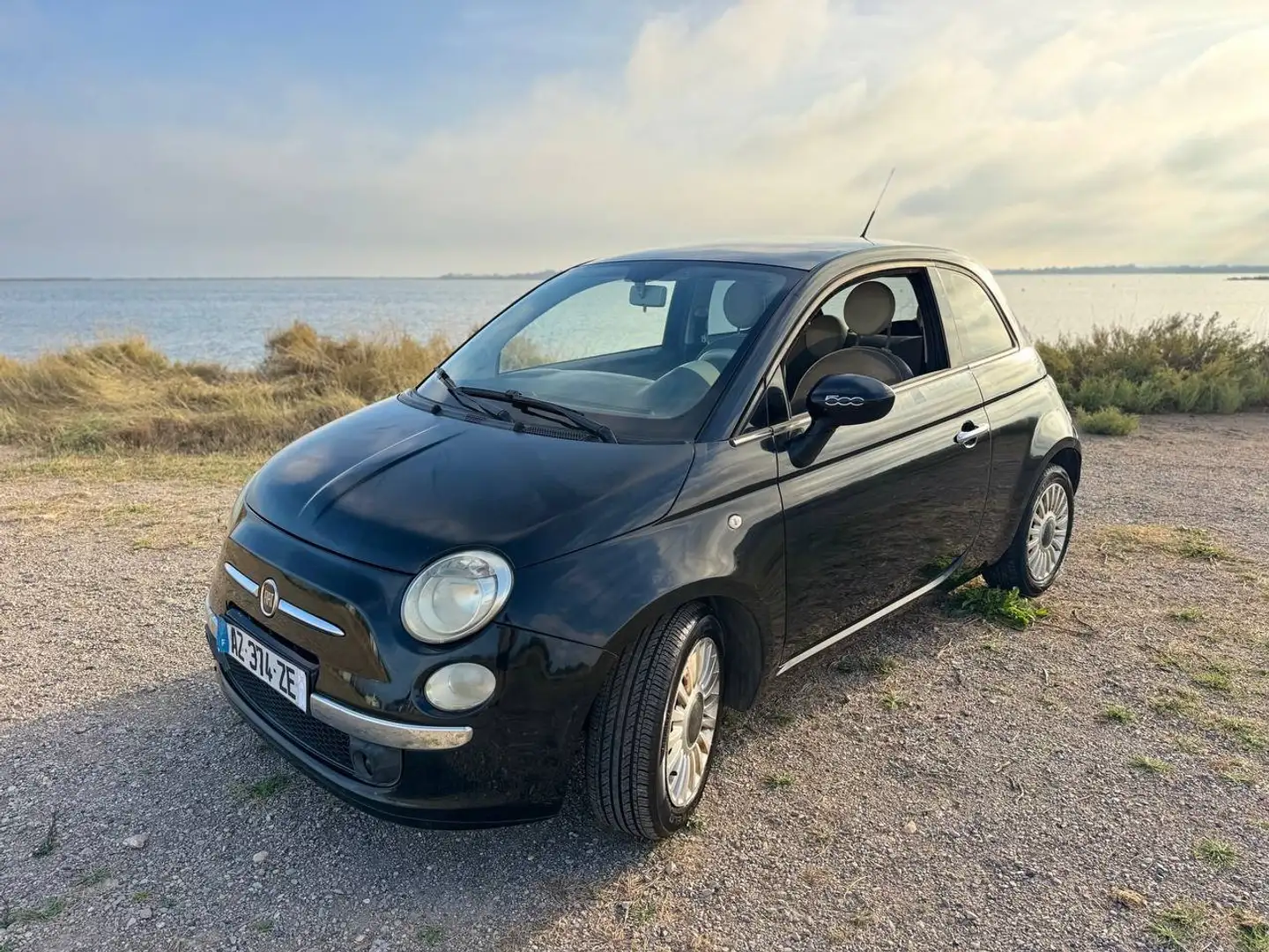 Fiat 500 500 1.2 8V 69 ch Lounge Schwarz - 1