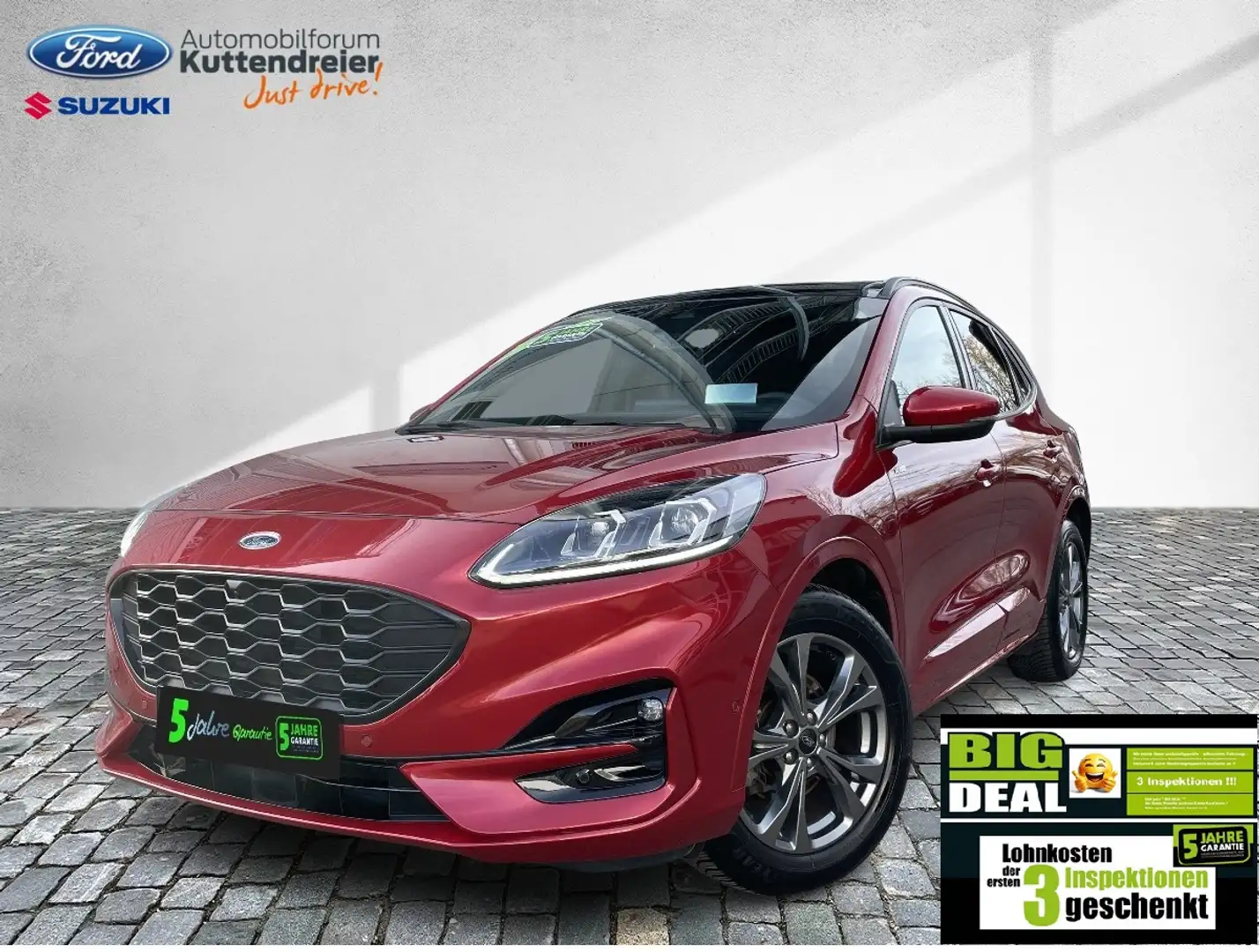 Ford Kuga ST-Line X AHK schw. Voll-LED Glasdach Navi Rouge - 2
