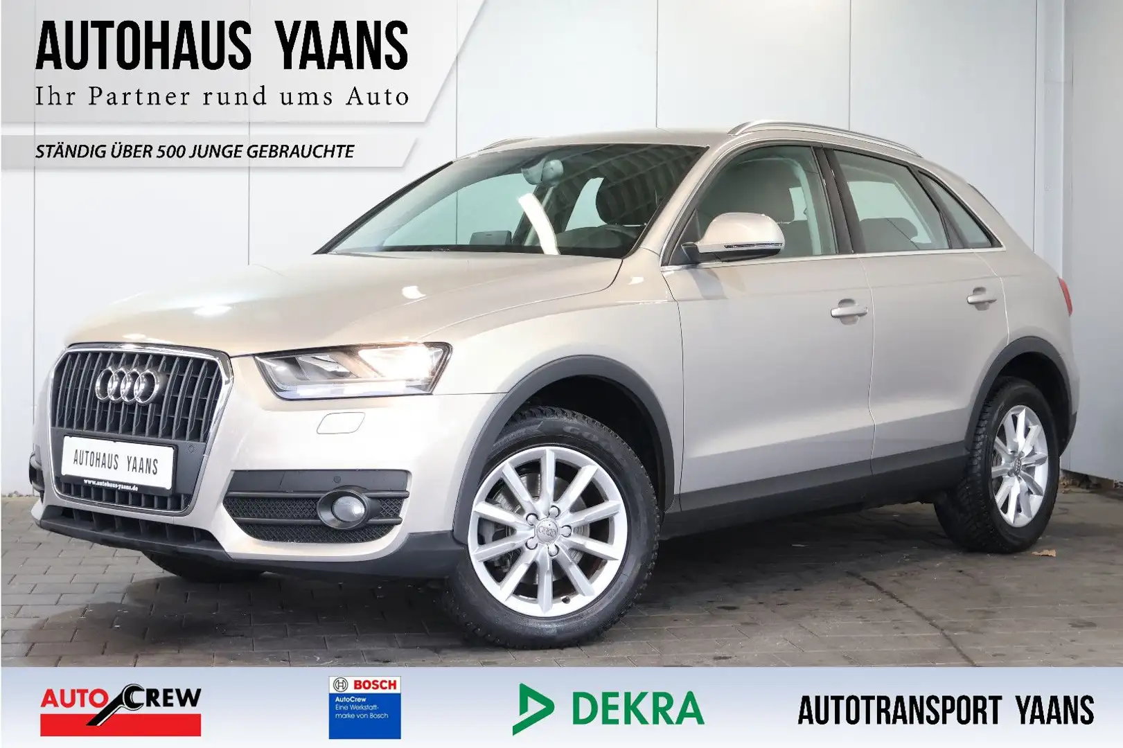Audi Q3 1.4 TFSI TEMPOMAT+KLIMAAUT.+PDC+17" Grau - 1