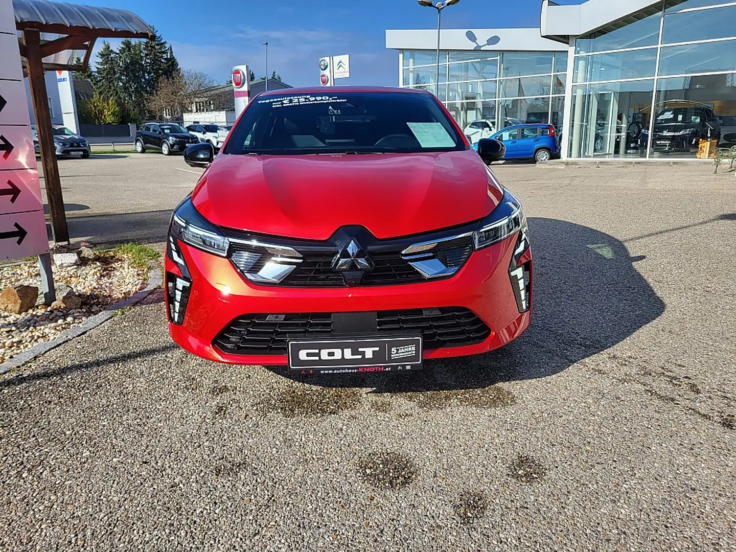 Mitsubishi Colt 1,6 HEV Diamond Aut. | inkl. ALU-Winterkomplett... Rot - 2