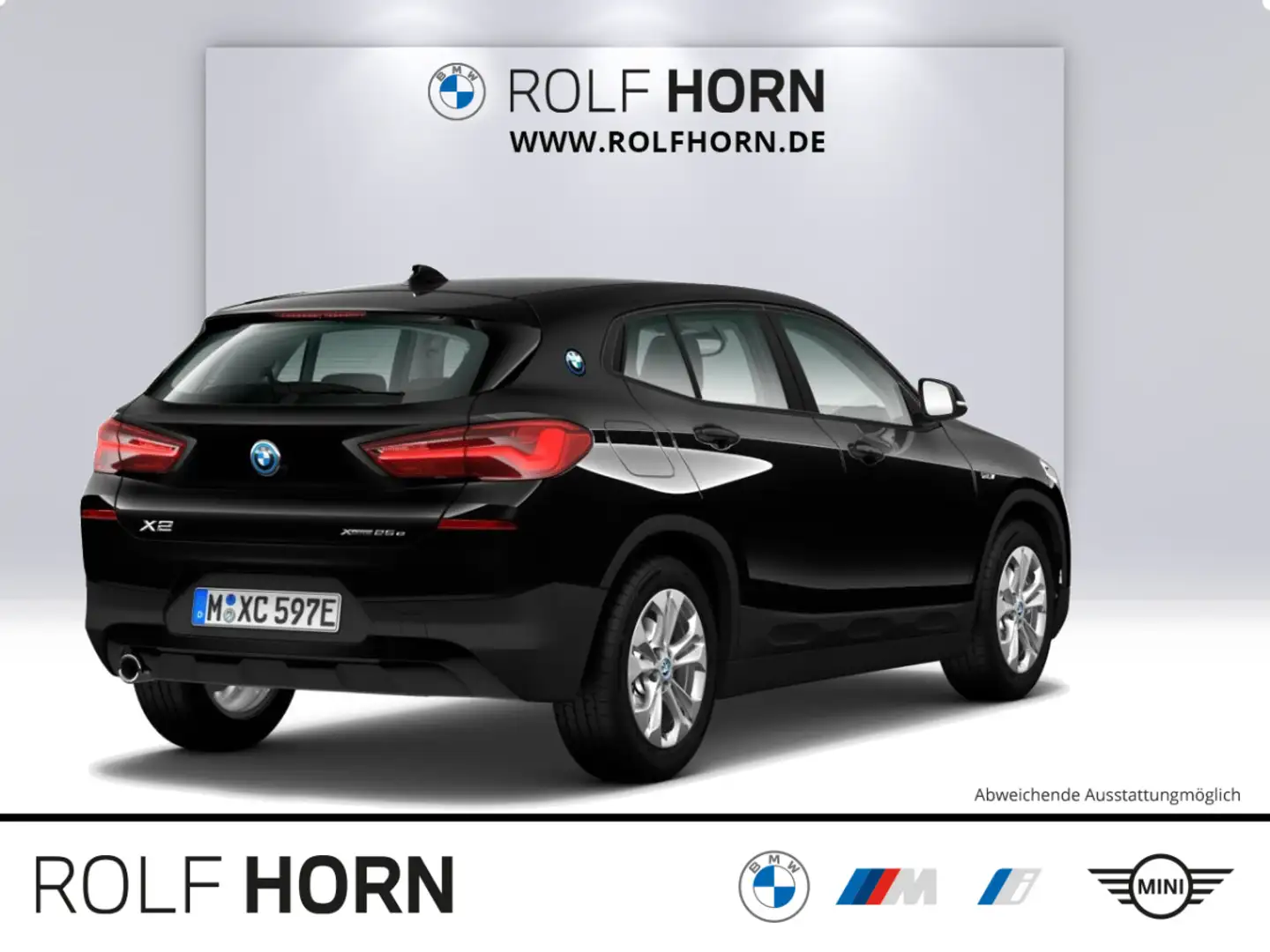 BMW X2 xDrive25e Advantage Autom Navi LED PDC Klima Schwarz - 2