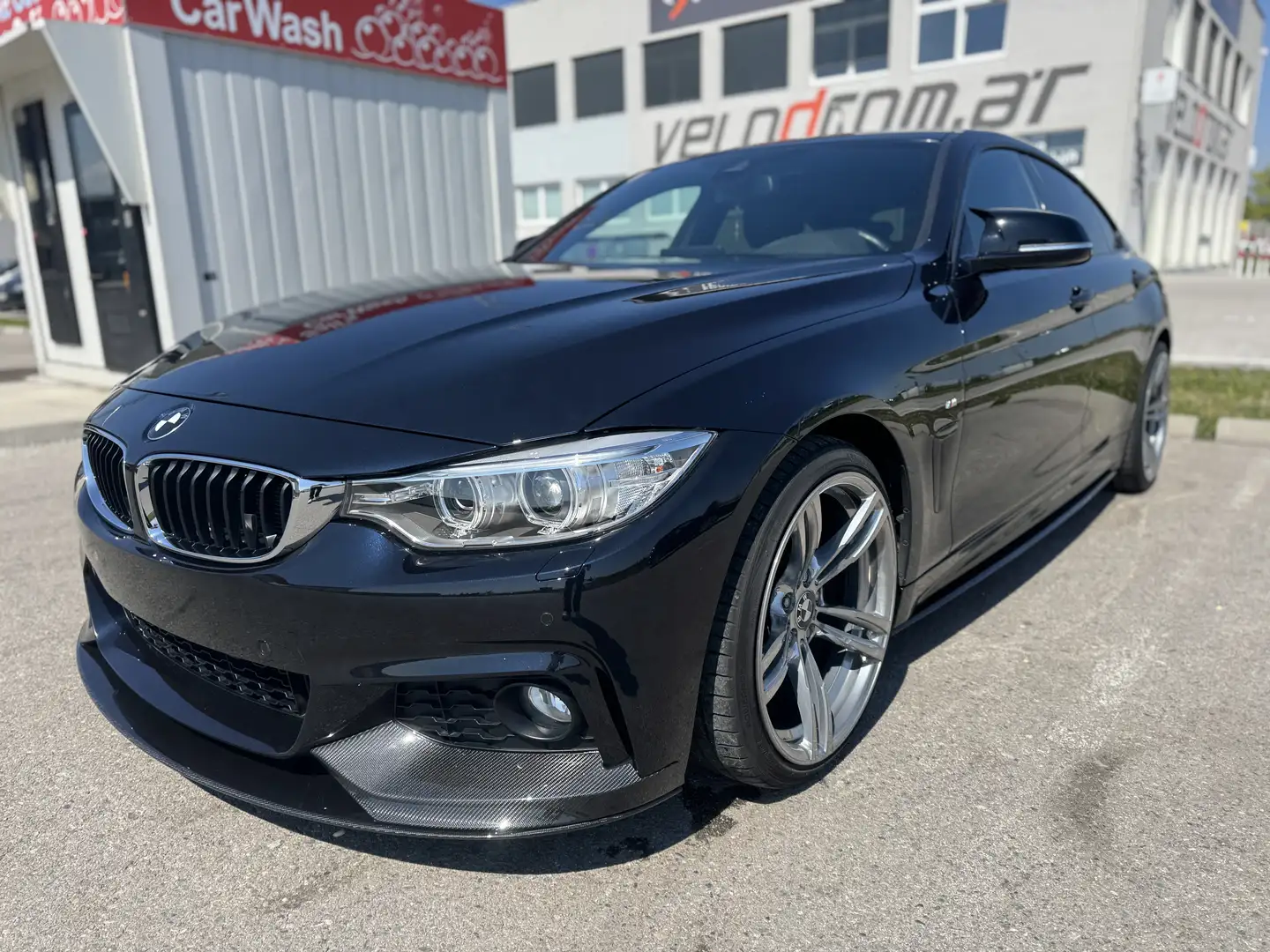 BMW 420 420d xDrive Gran Coupe M Sport Aut. Schwarz - 1