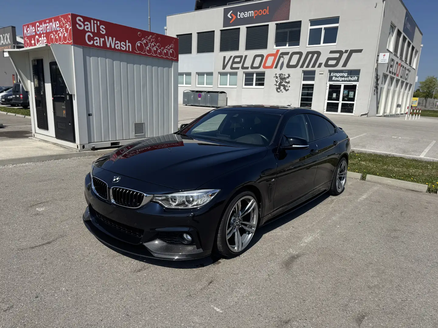 BMW 420 420d xDrive Gran Coupe M Sport Aut. Schwarz - 2