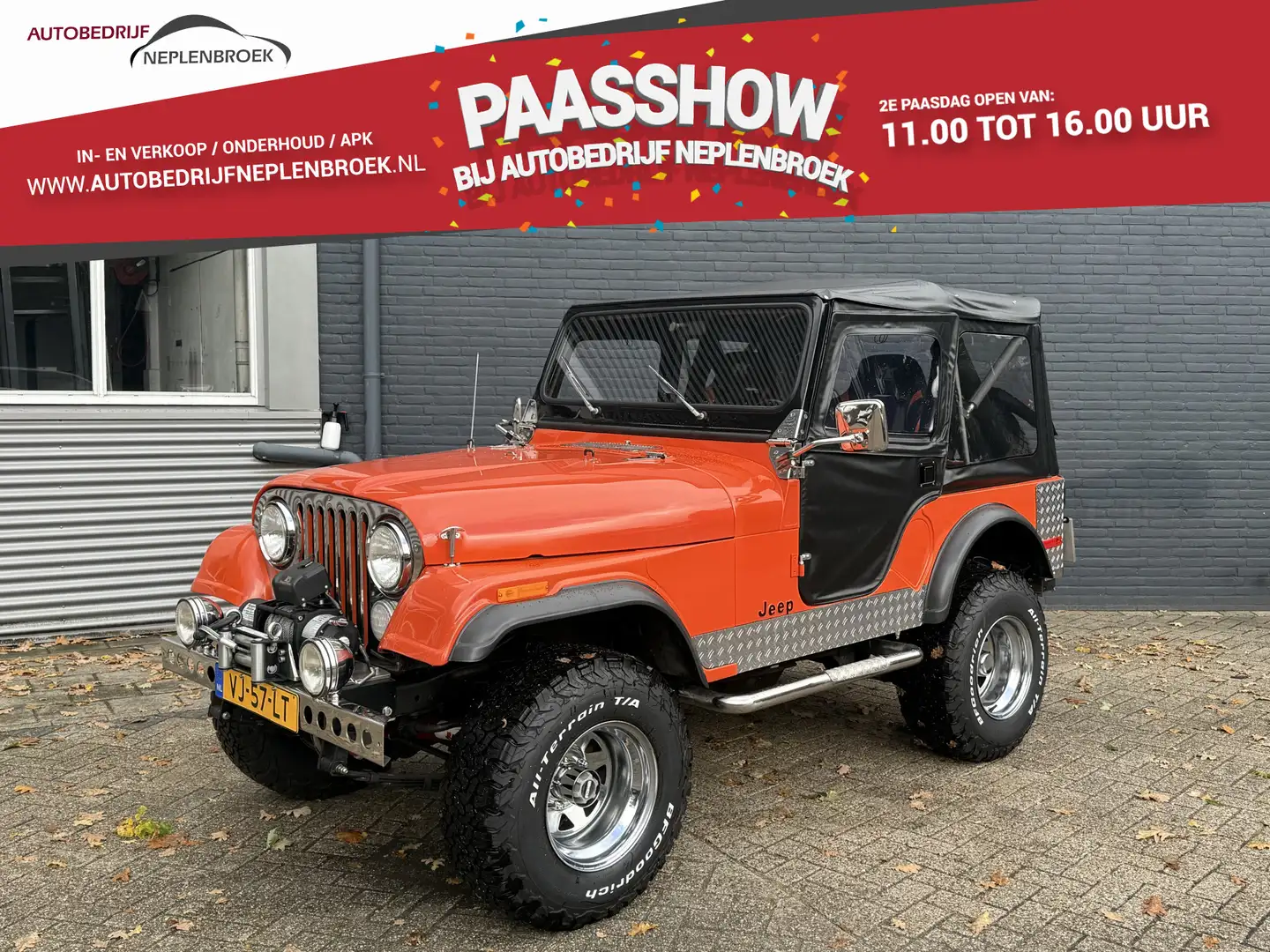Jeep CJ-5 1979 Jeep CJ 5 Trekhaak 7261 KM APK VRIJ Helemaal Naranja - 1