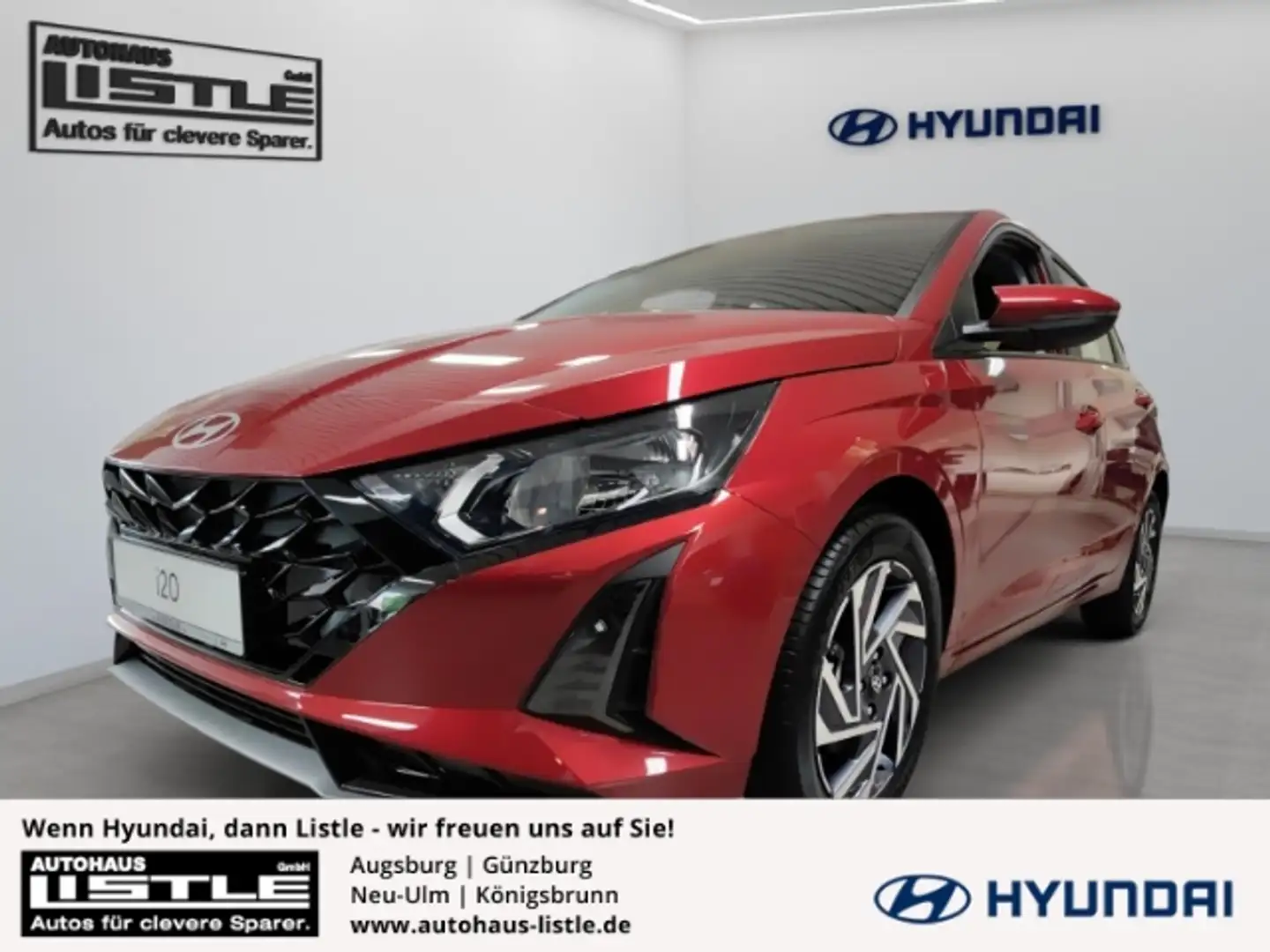 Hyundai i20 FL (MY25) 1.0 T-GDI Trend Navi Apple CarPlay Andro Rouge - 1