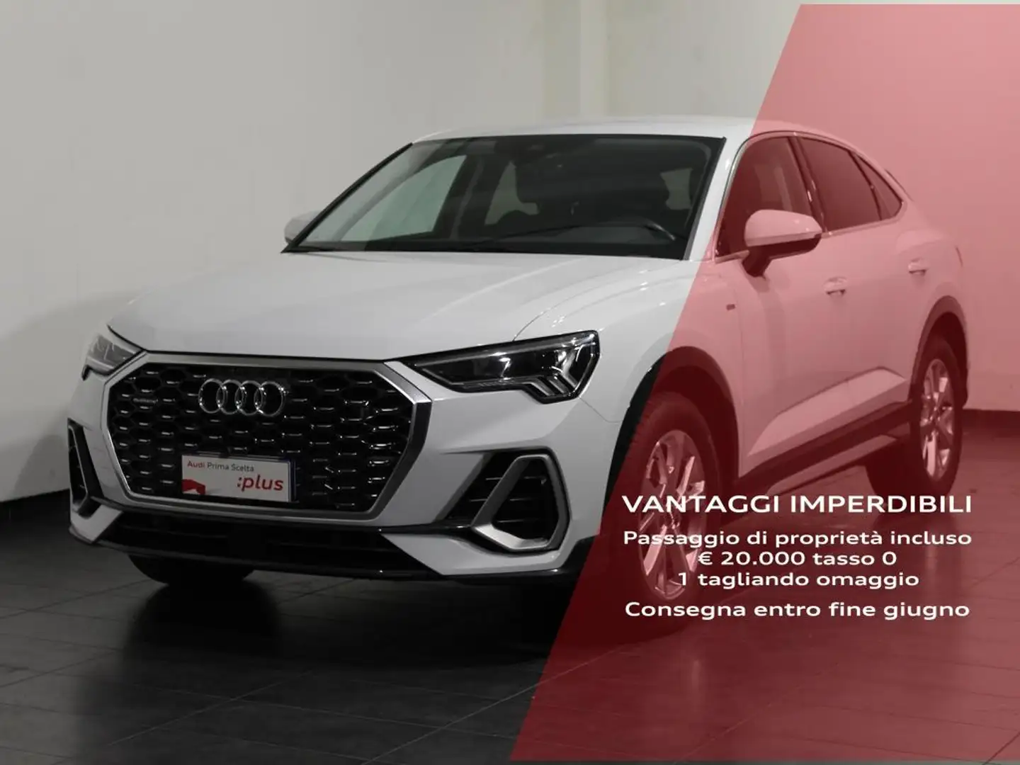 Audi Q3 Sportback 40 2.0 tdi S Line Edition quattro 200cv Blanc - 1
