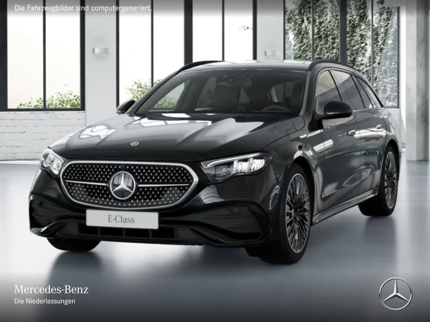 Mercedes-Benz E 300 de T Hybrid AMG Fahrass Burmester Distr. LED Nero - 2