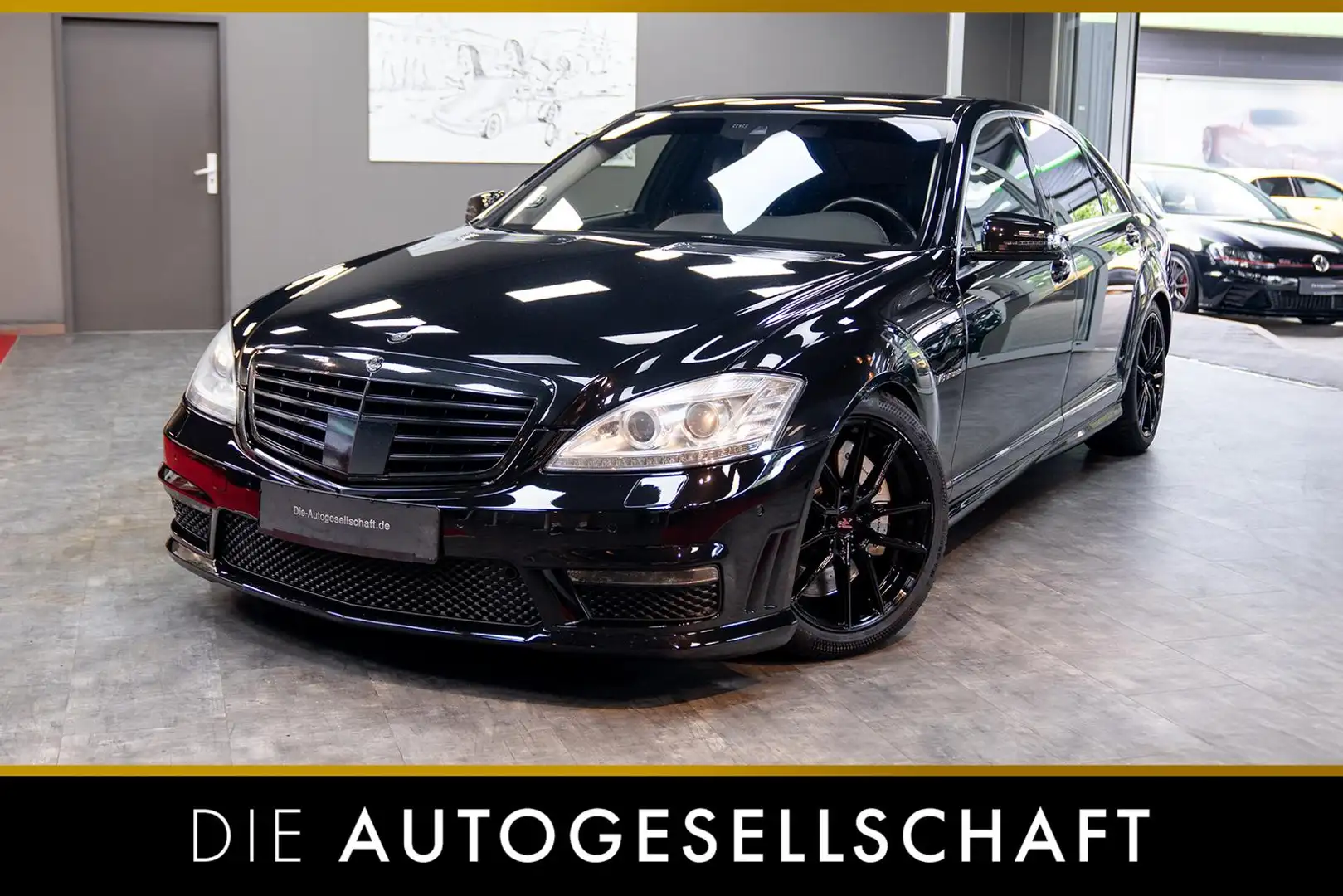 Mercedes-Benz S 63 AMG LANG*XENON*NAVI*TOTW*DISTRONIC*KEYLESS* Schwarz - 1