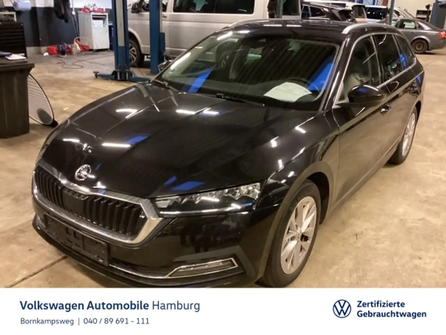 Skoda Octavia Combi 2.0 TDI DPF Style DSG Navi LED Schwarz - 1