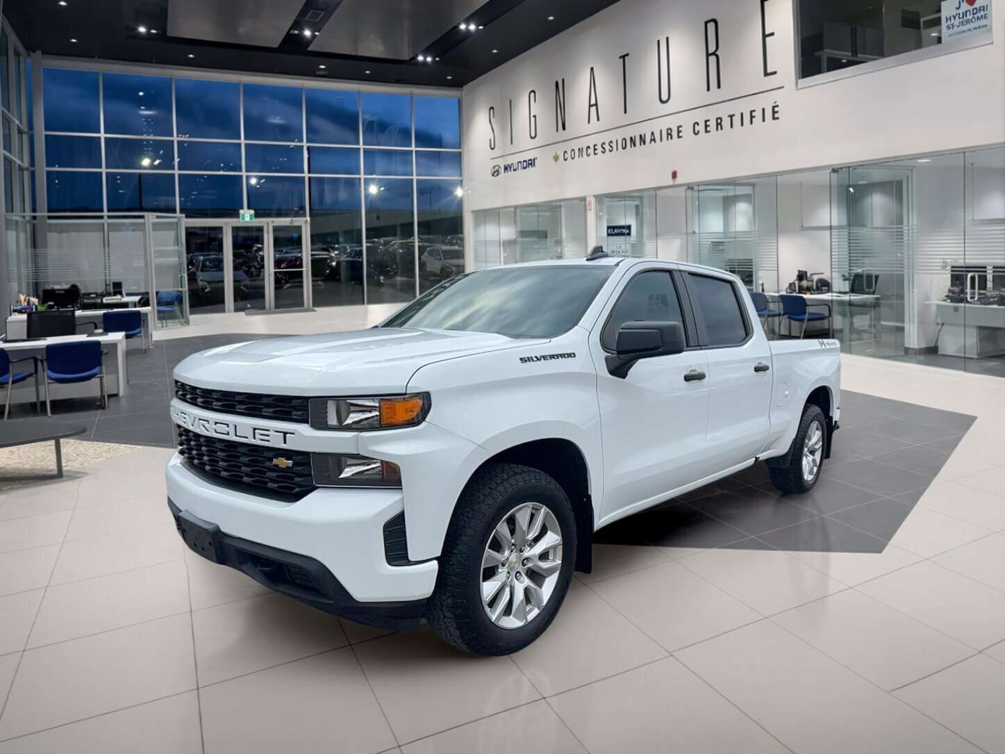 2021 Chevrolet Silverado 1500 CUSTOM CREW CAB 5.3L V8 4X4 MAGS 20PO +++