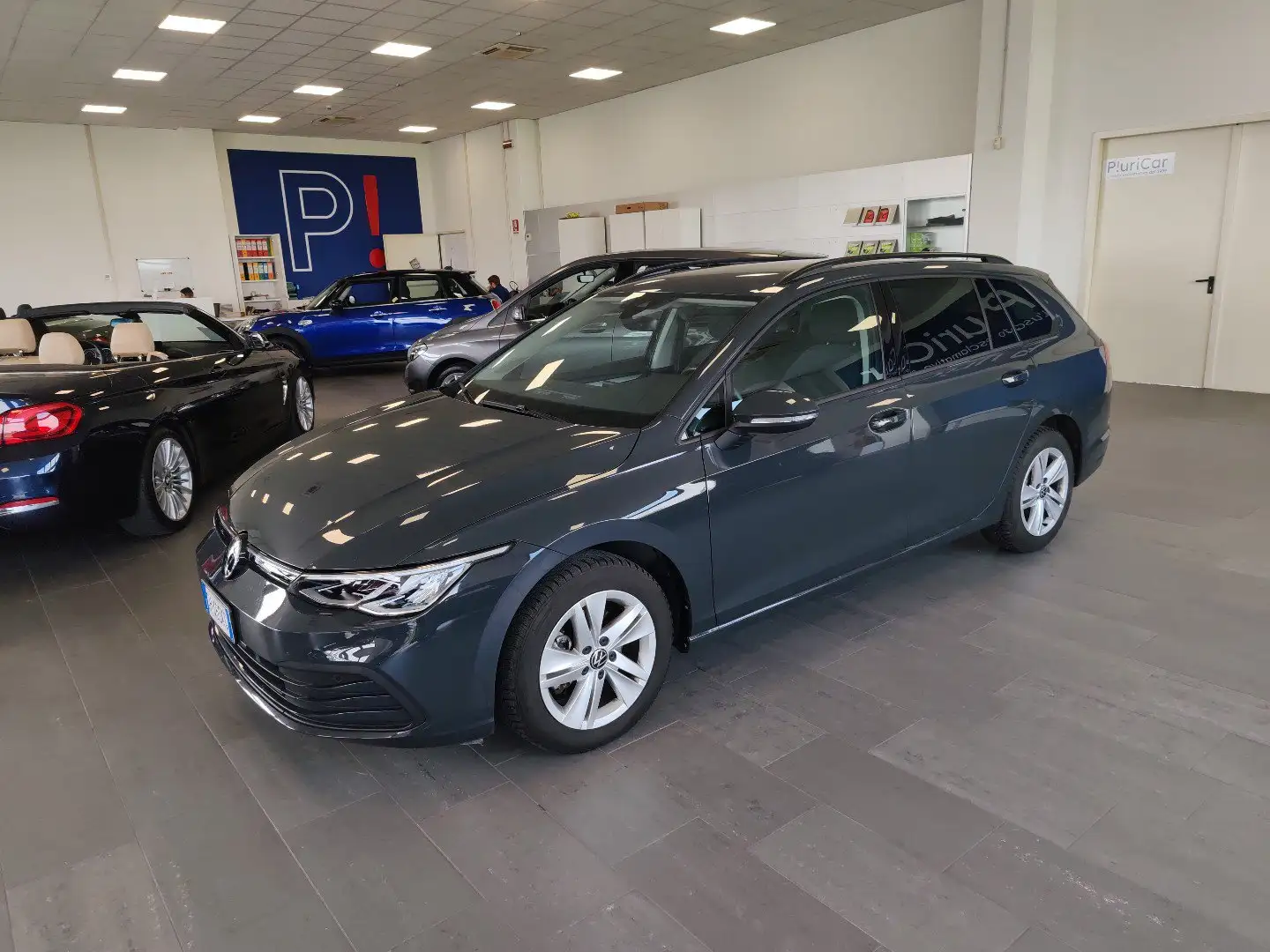 Volkswagen Golf Variant Variant 1.5 TGI 130cv DSG Adaptive Cruise Fari LED Gris - 1