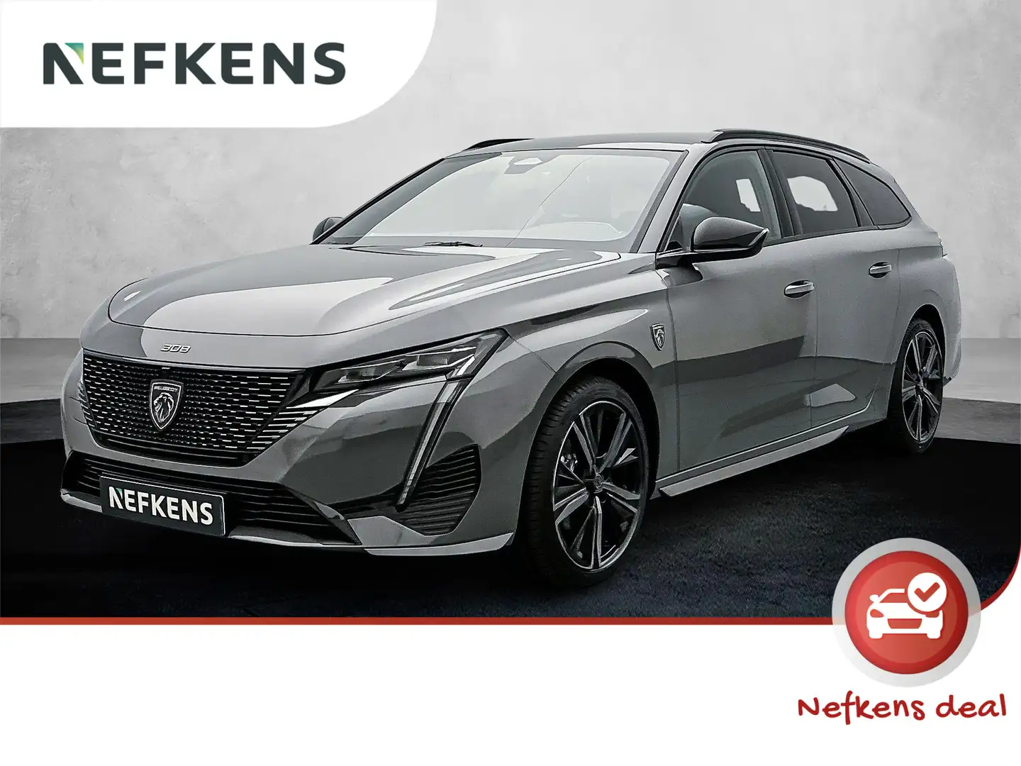 Peugeot 308 SW GT Hyrbrid 136 pk Automaat | Navigatie | Rondom Grigio - 1