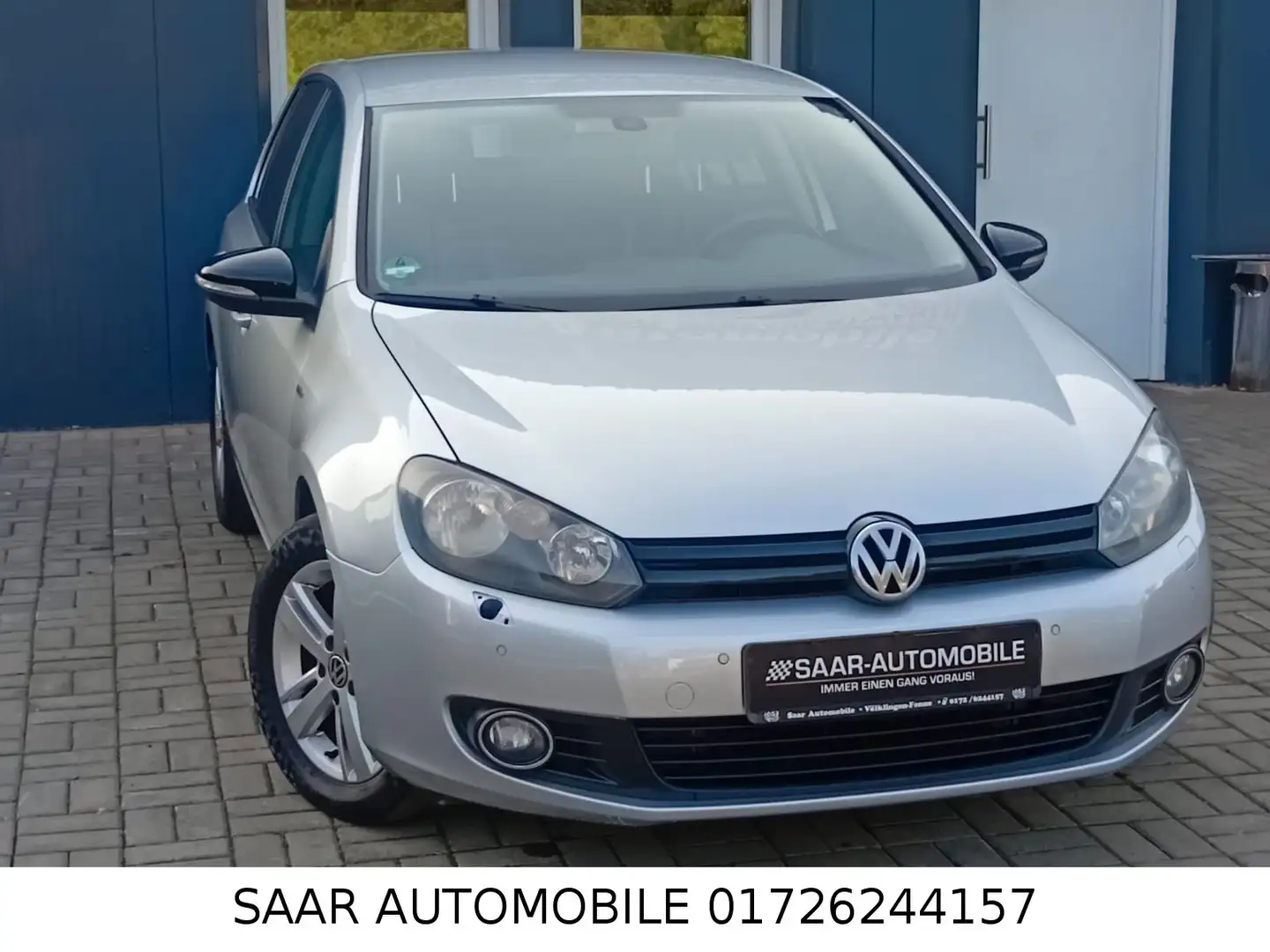 Volkswagen Golf VI Match/KLIMAAUTOMATIK/EURO5 Argent - 1