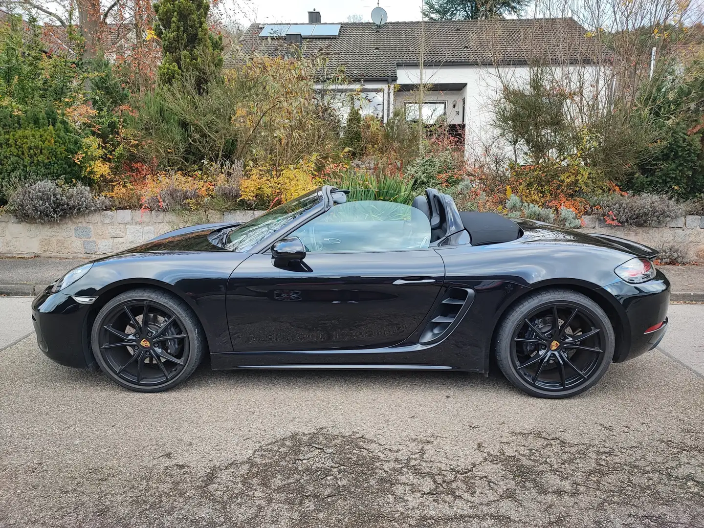 Porsche Boxster 718 Black orig.49"tkm Sportauspuff Top Ausstattung - 2
